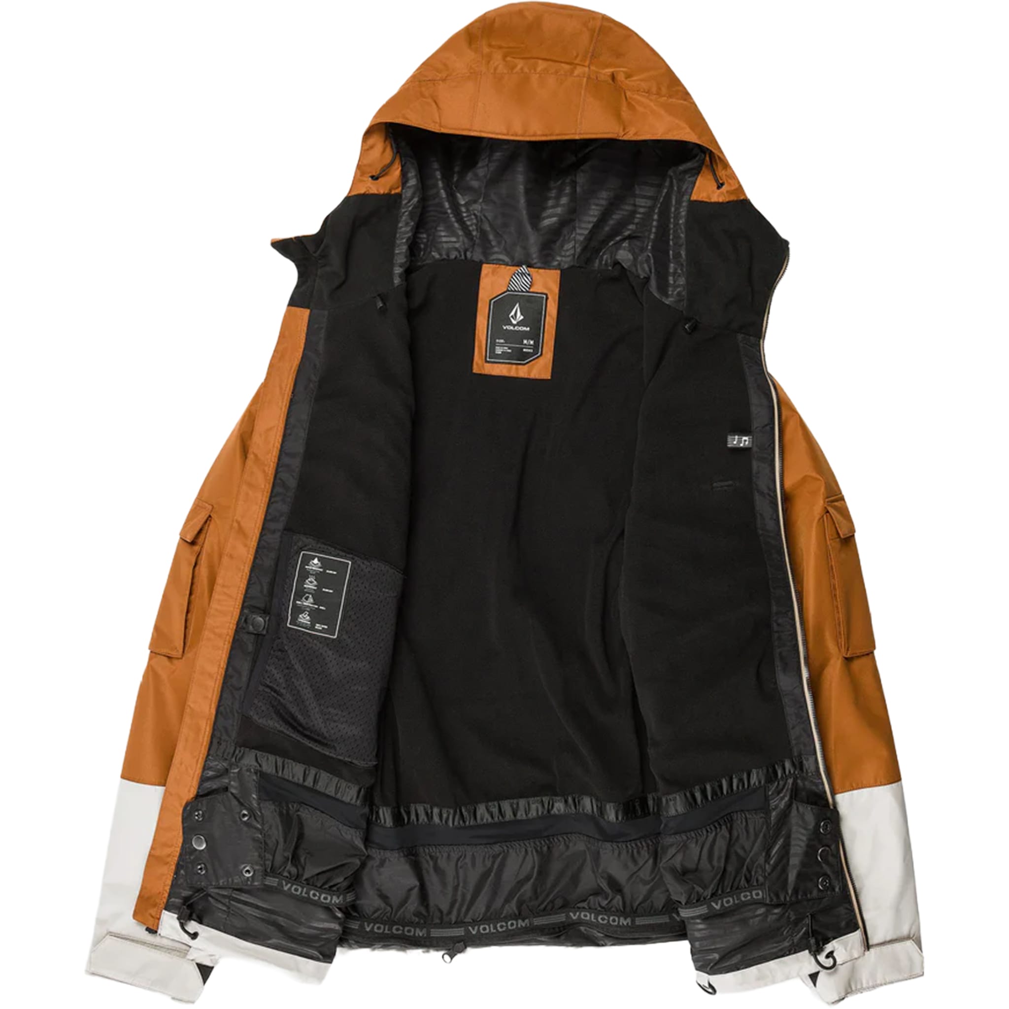 Volcom Nightbreaker 20K Jacket Chesnut Brown 2025 Mens Snowboard Jackets