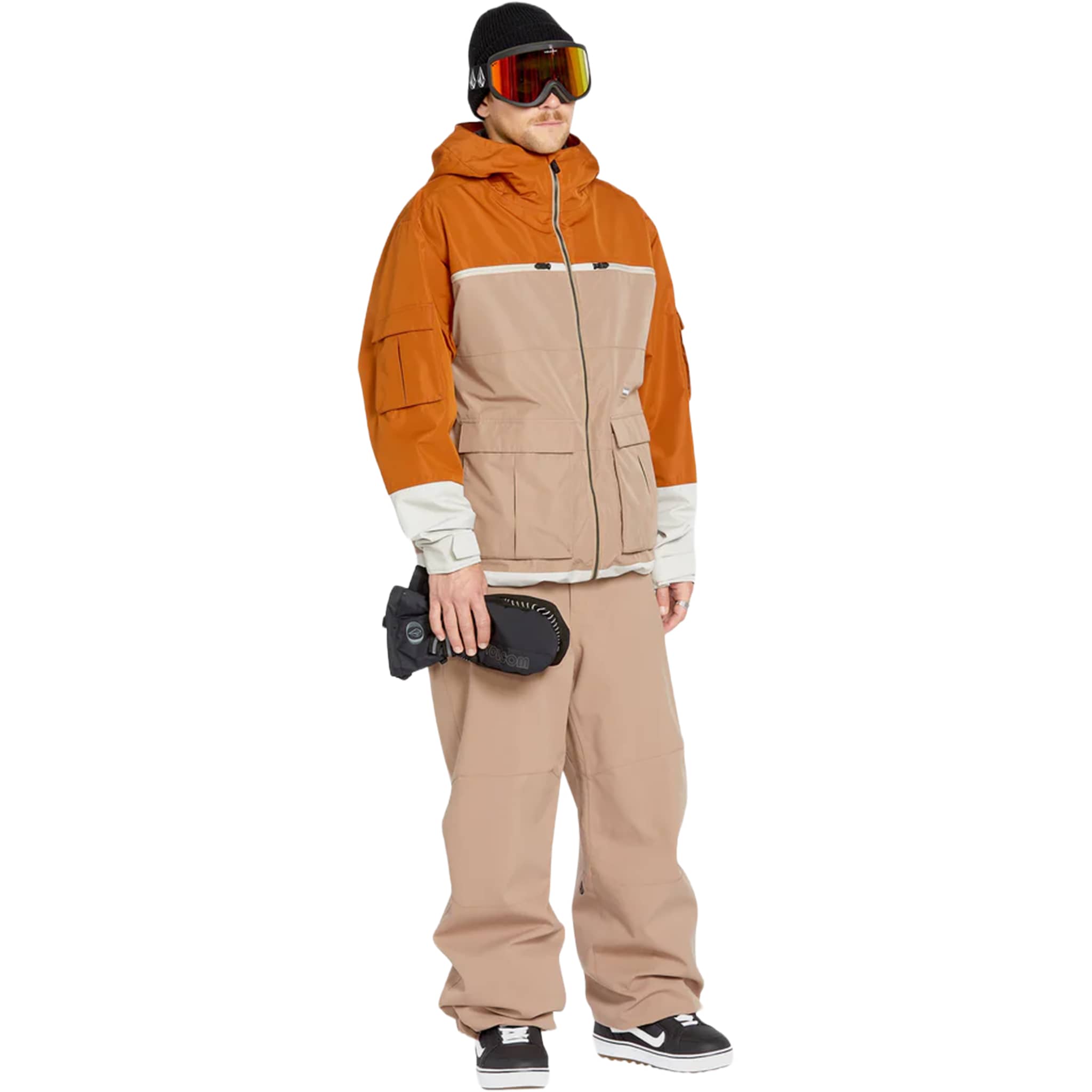 Volcom Nightbreaker 20K Jacket Chesnut Brown 2025 Mens Snowboard Jackets