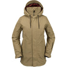 Volcom Paxson 2L TDS INF Parka Dark Khaki 2024 Womens Snowboard Jackets