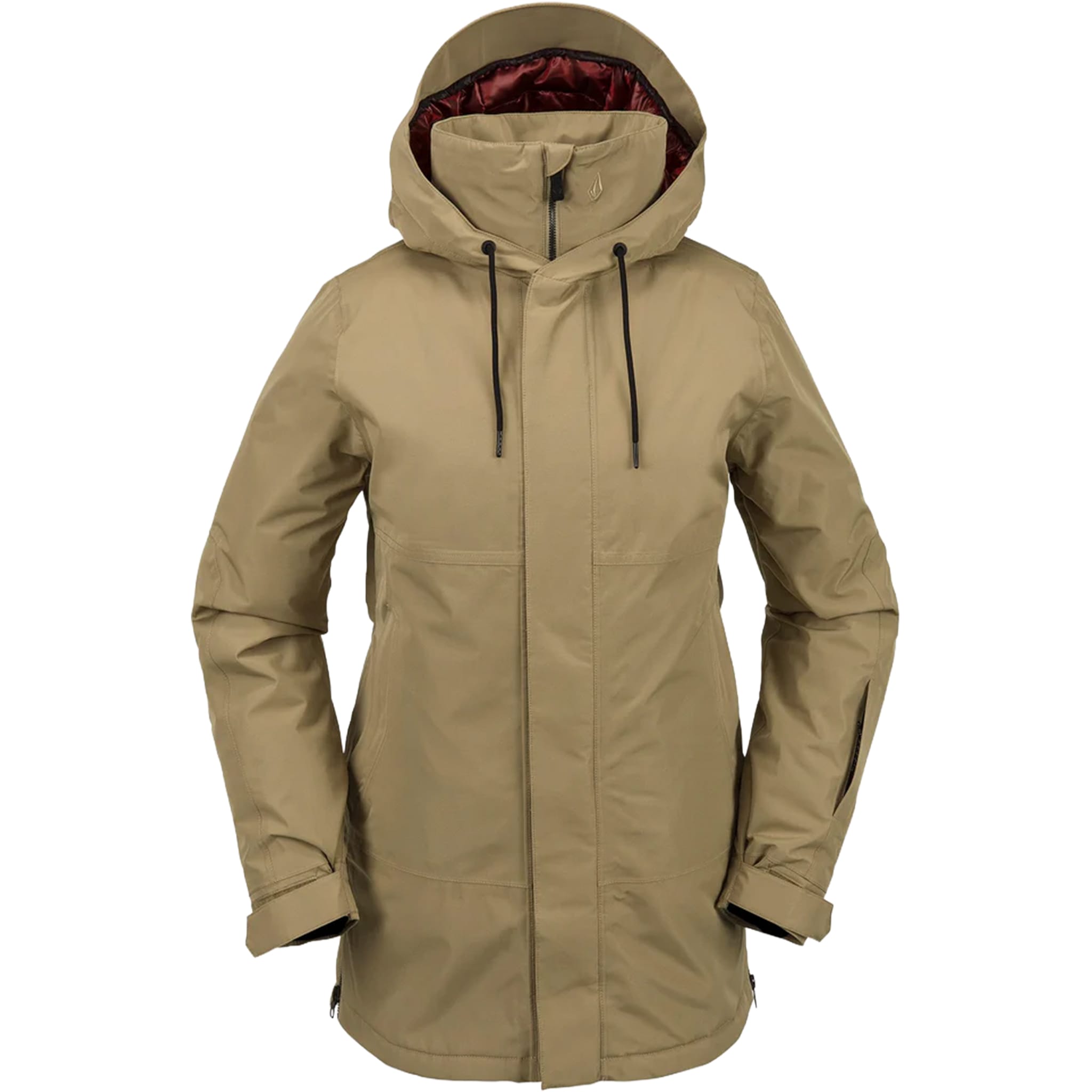 Volcom Paxson 2L TDS INF Parka Dark Khaki 2024 Womens Snowboard Jackets