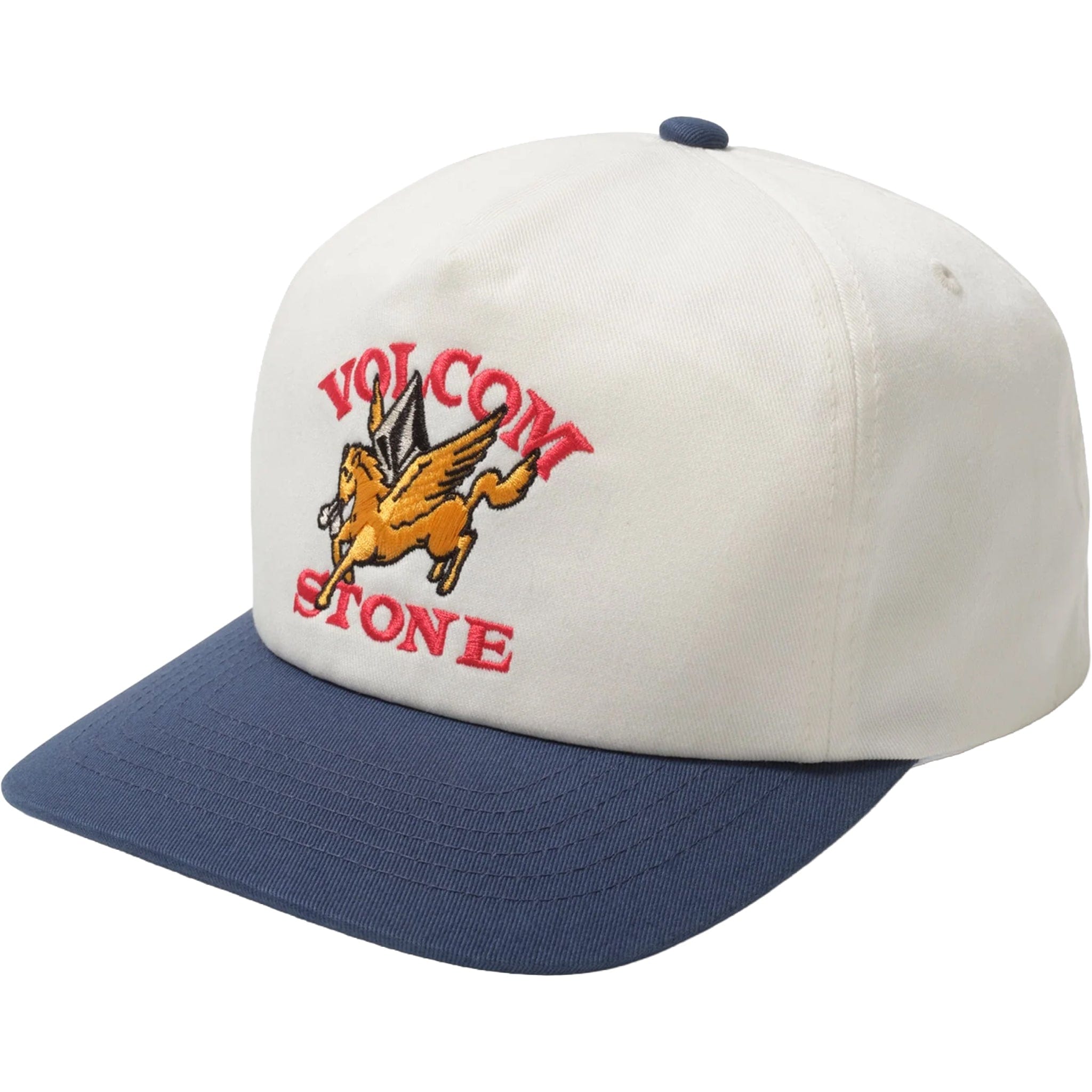 Volcom Petrolstone Snapback Hat Off White - Sanction Skate And Snow
