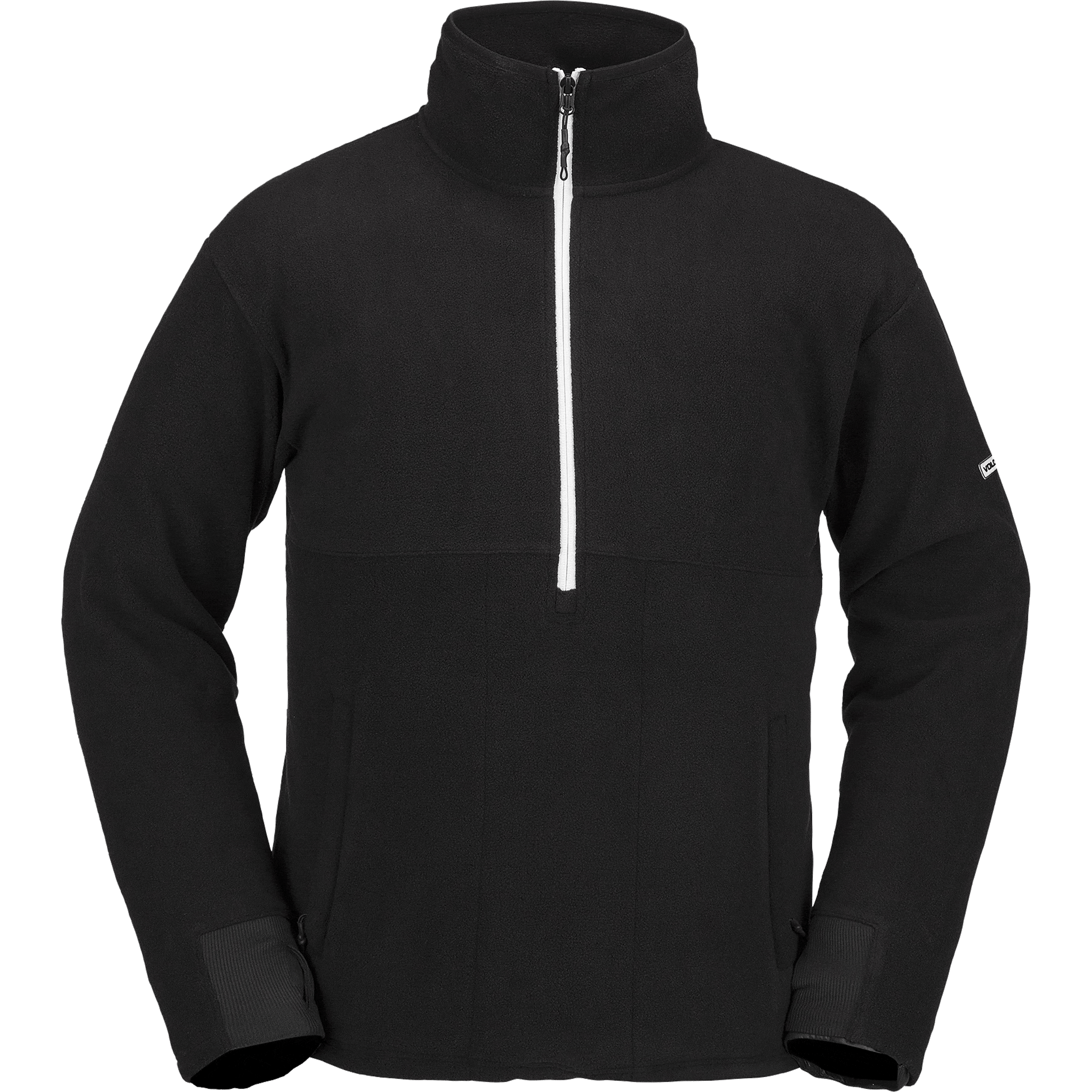 Volcom Polar Fleece Mock 1/2 Zip Black 2024 Mens Thermal