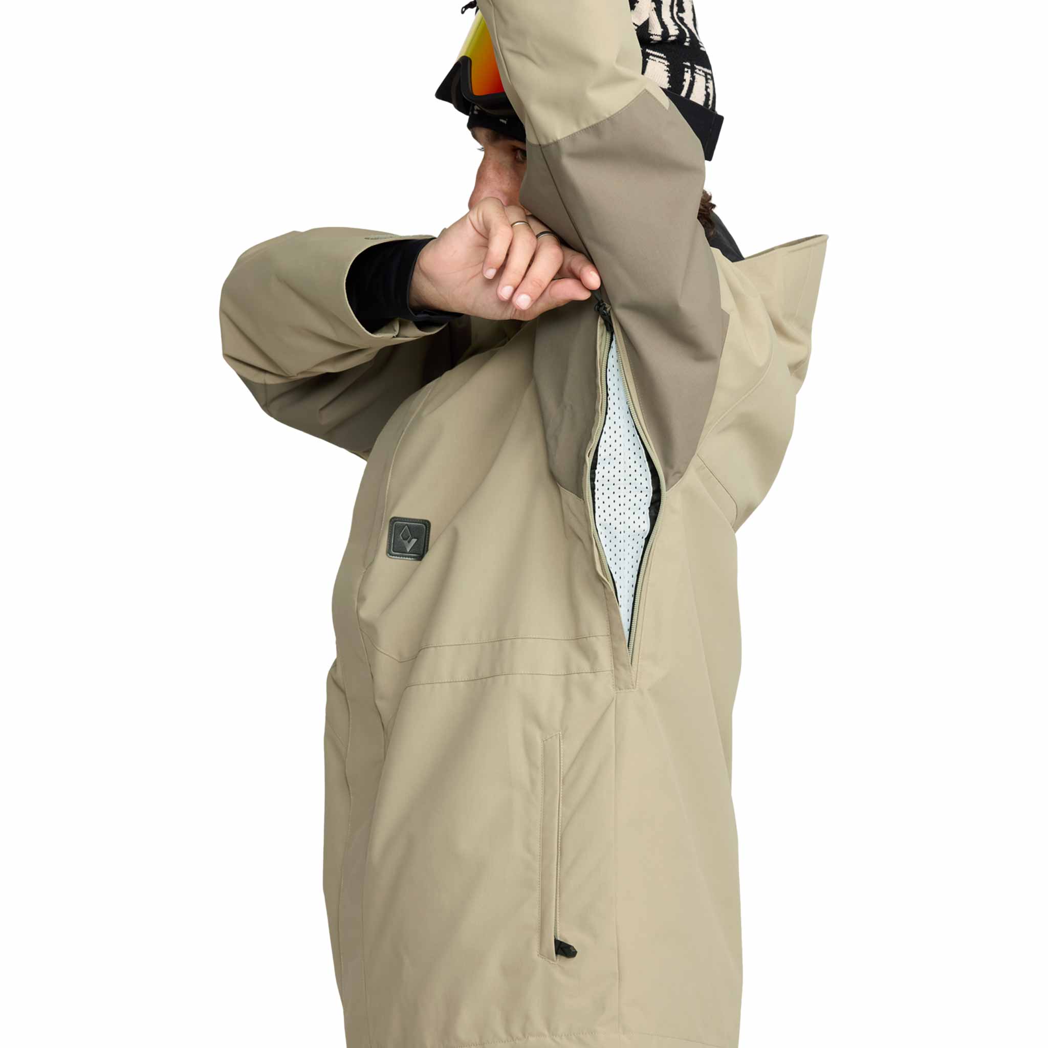 Volcom Primry Insulated Jacket Moss Green 2026 Mens Snowboard Coat