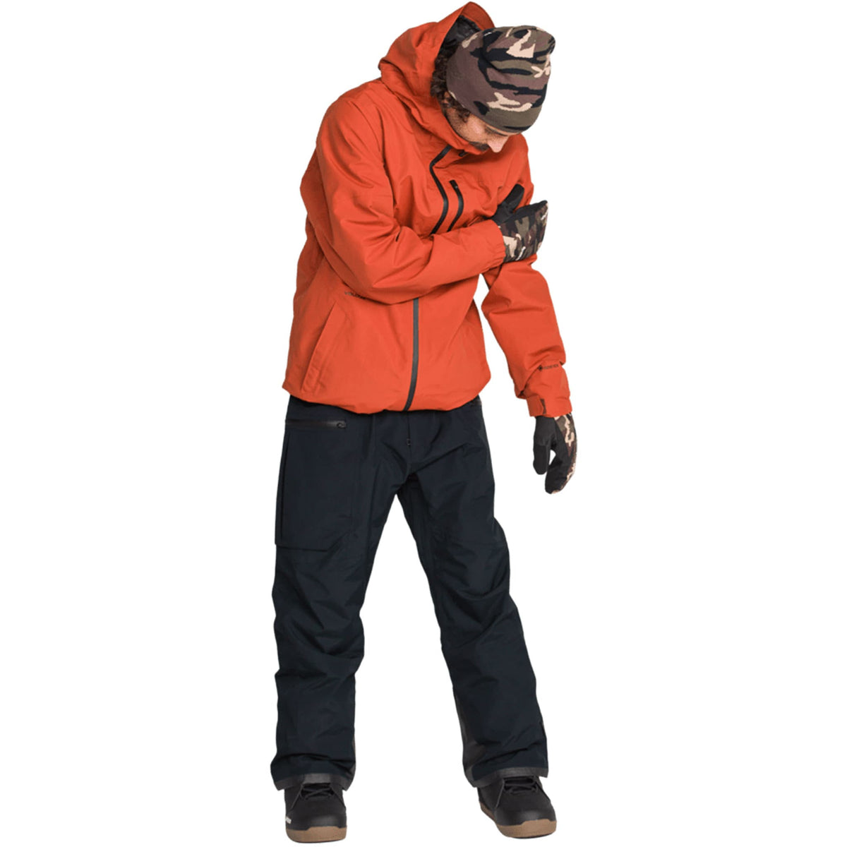 Volcom Rain Gore Bib Overall Black 2027 Mens Snowboard Pants