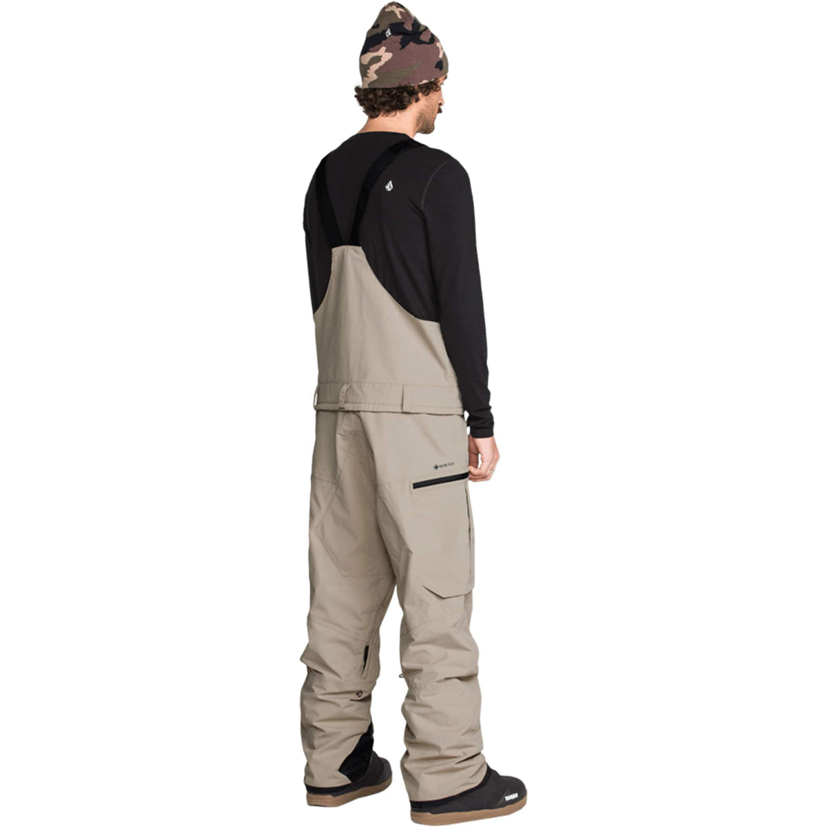 Volcom Rain Gore Bib Overall Khaki 2027 Mens Snowboard Pants