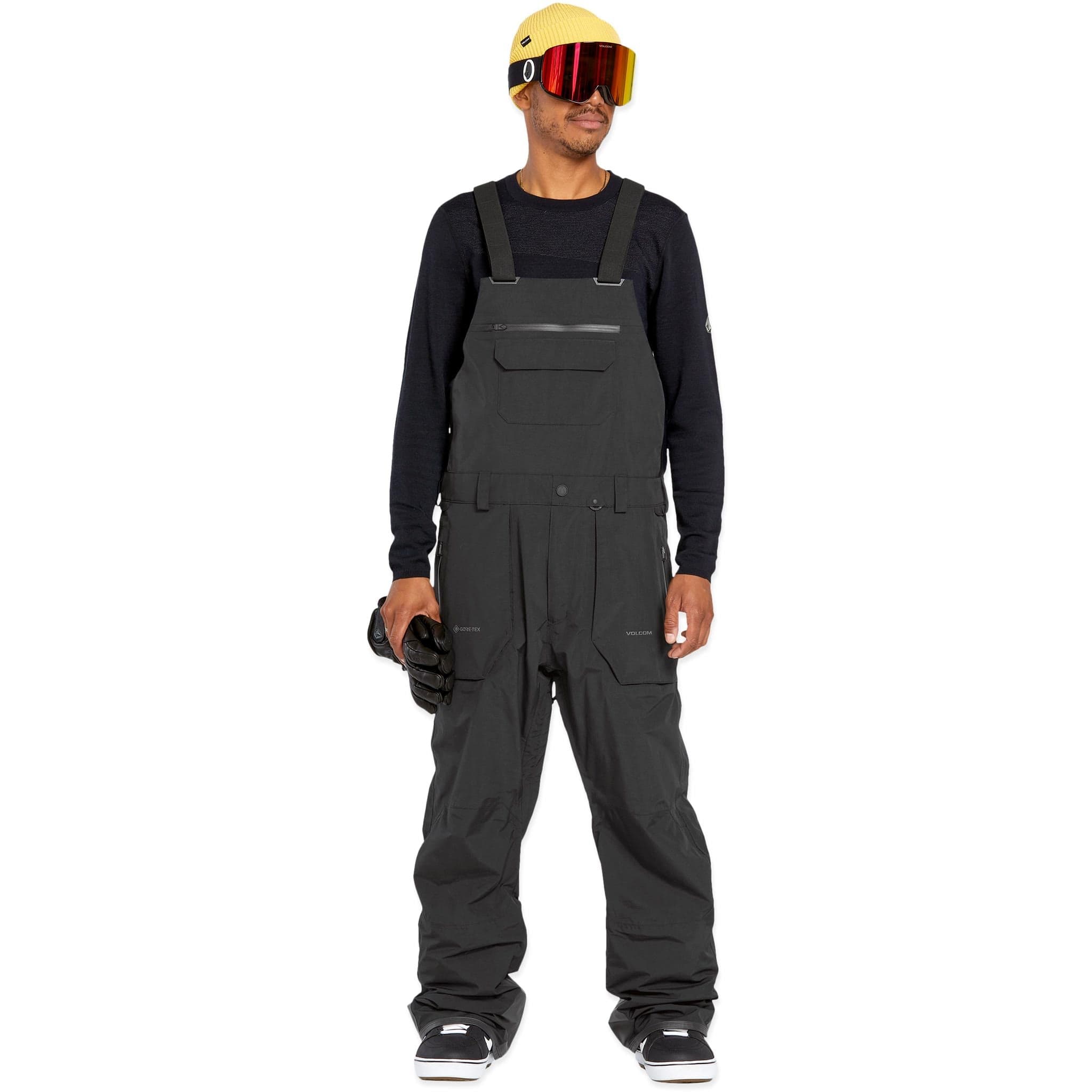 Volcom Rain Gore-Tex Bib Overall Black 2025 Mens Snowboard Pants