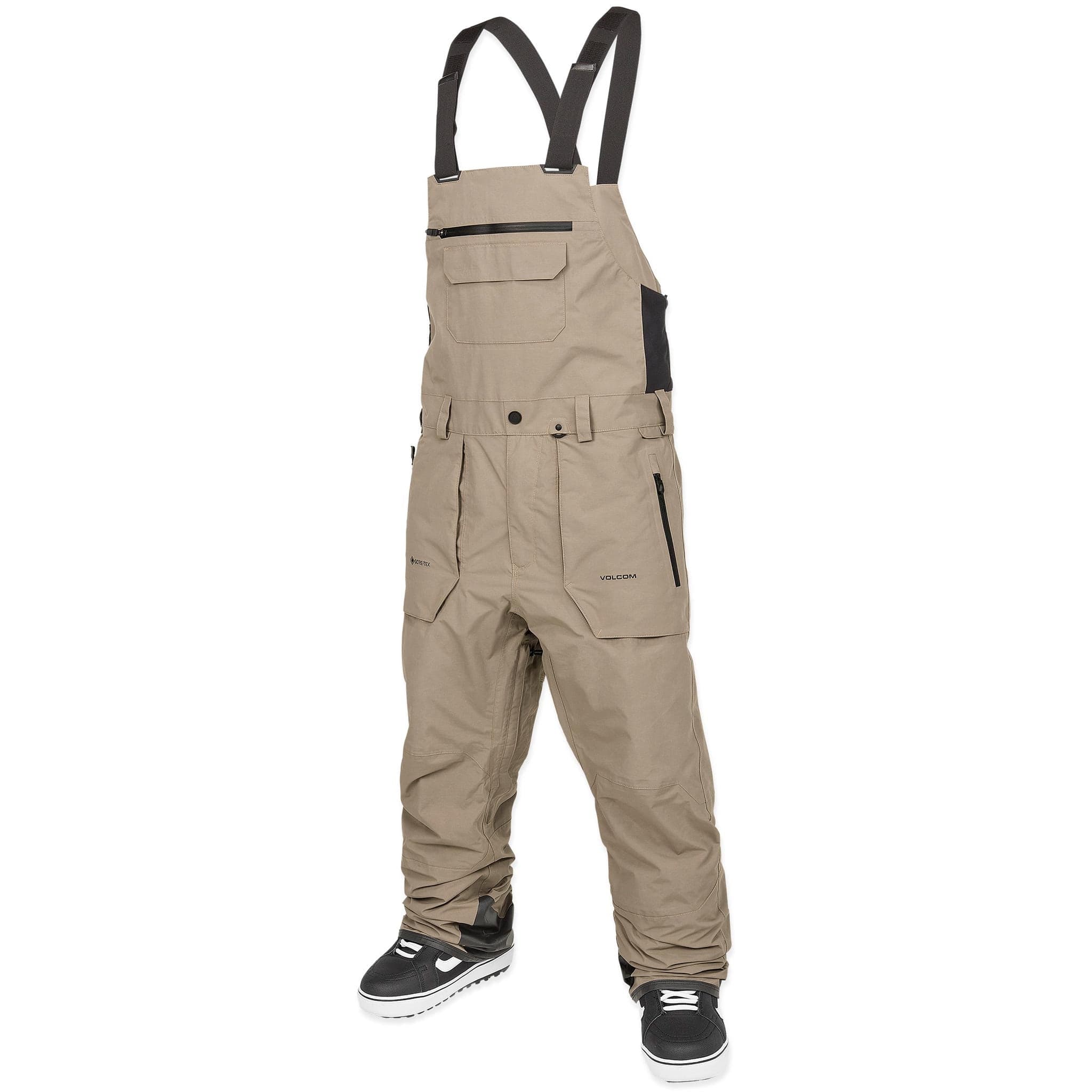 Volcom Rain Gore-Tex Bib Overall Chestnut Brown 2025 Mens Snowboard Pants