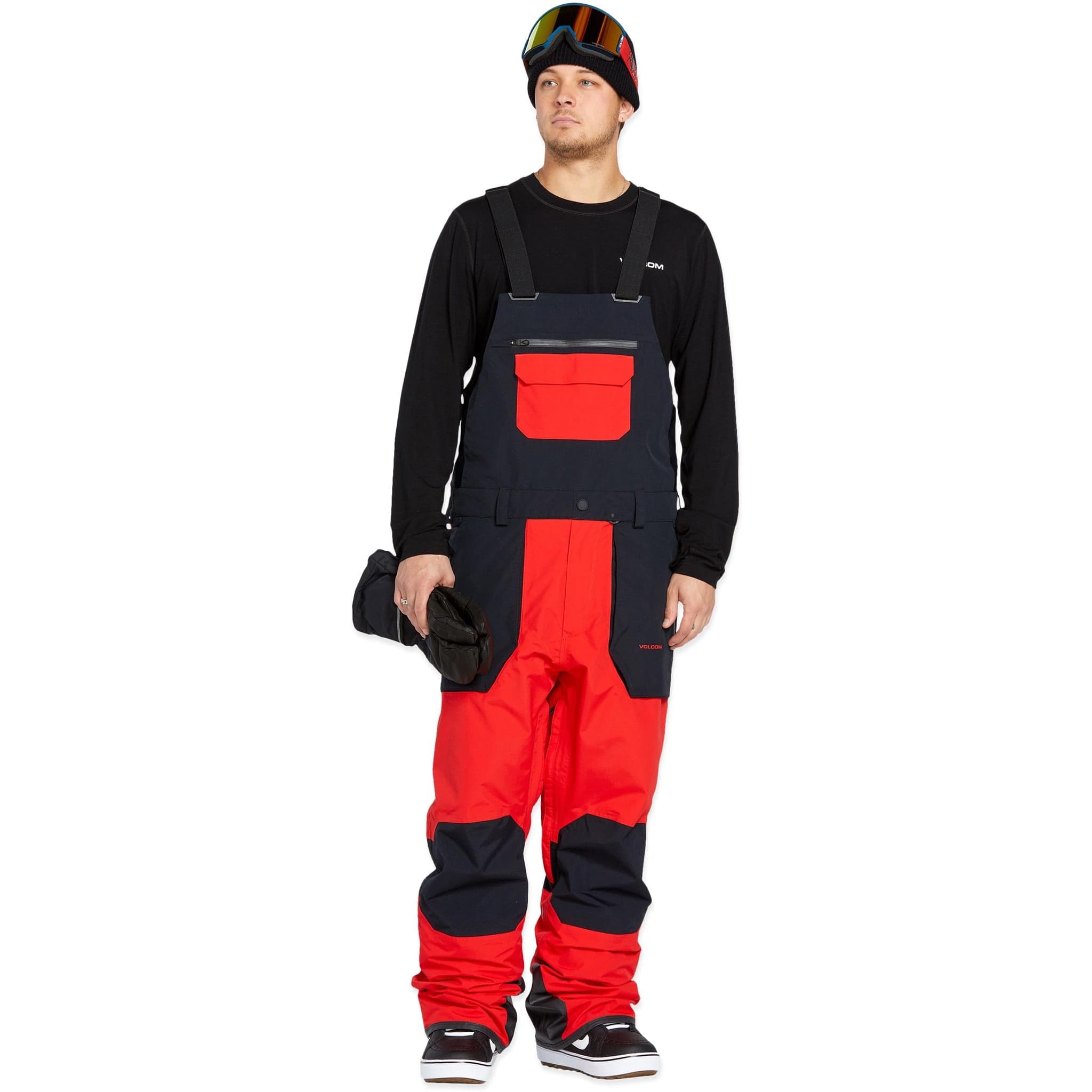 Volcom Rain Gore-Tex Bib Overall Crimson 2025 Mens Snowboard Pants