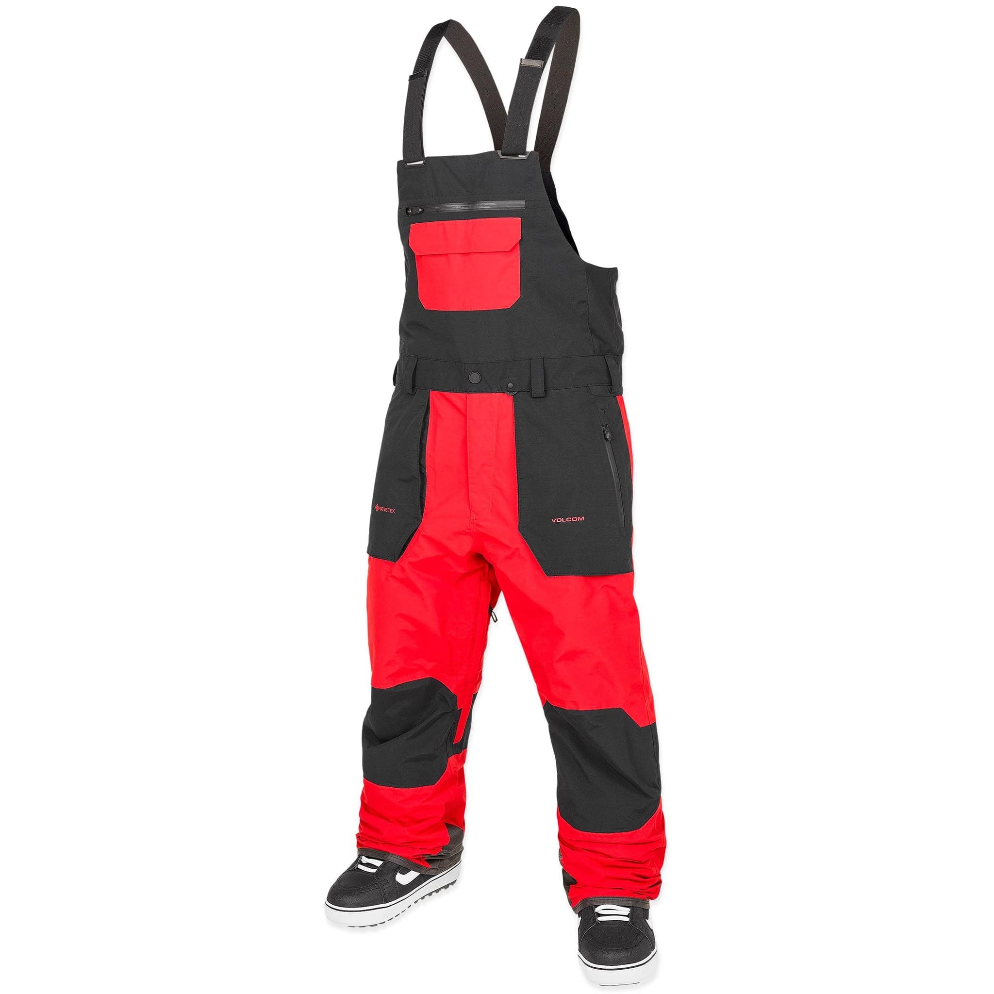 Volcom Rain Gore-Tex Bib Overall Crimson 2025 Mens Snowboard Pants