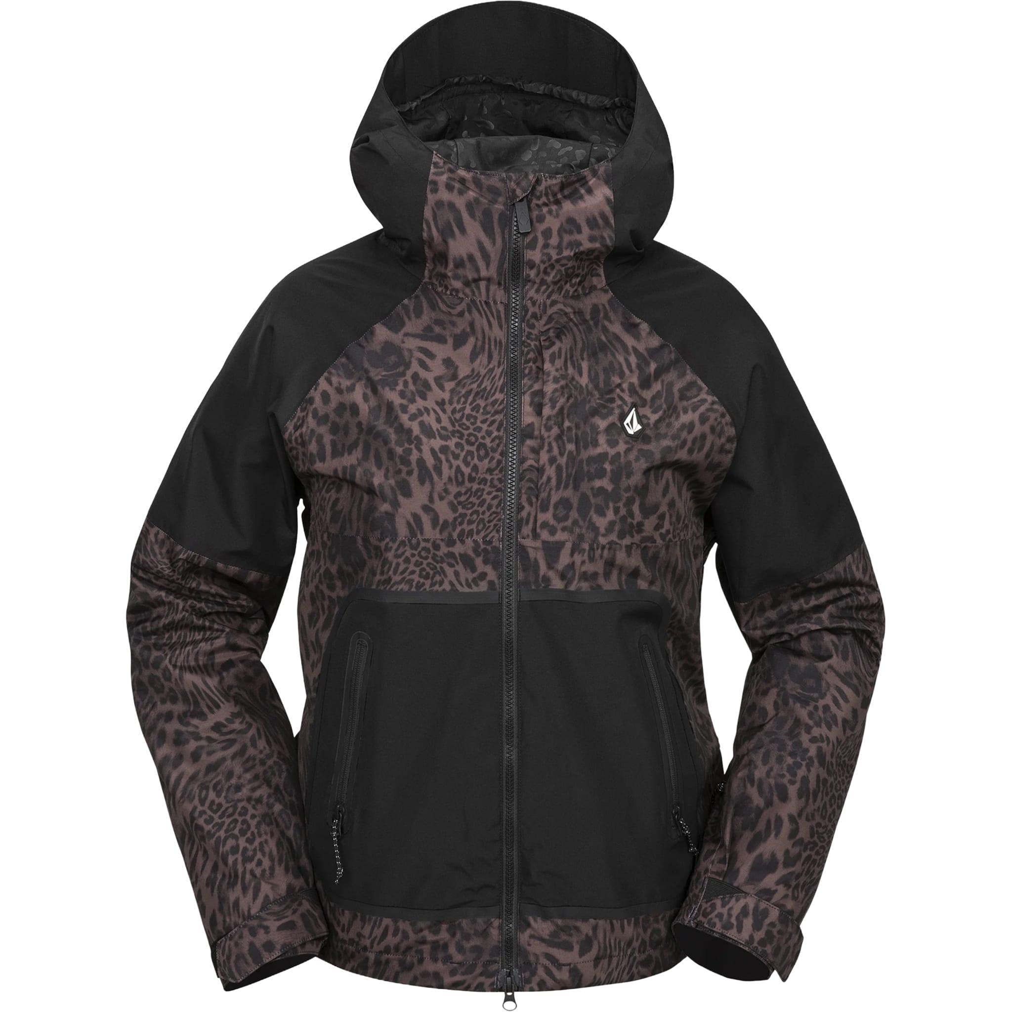 Volcom Revna 20K Shell Jacket Leopard Womens Snowboard Jackets
