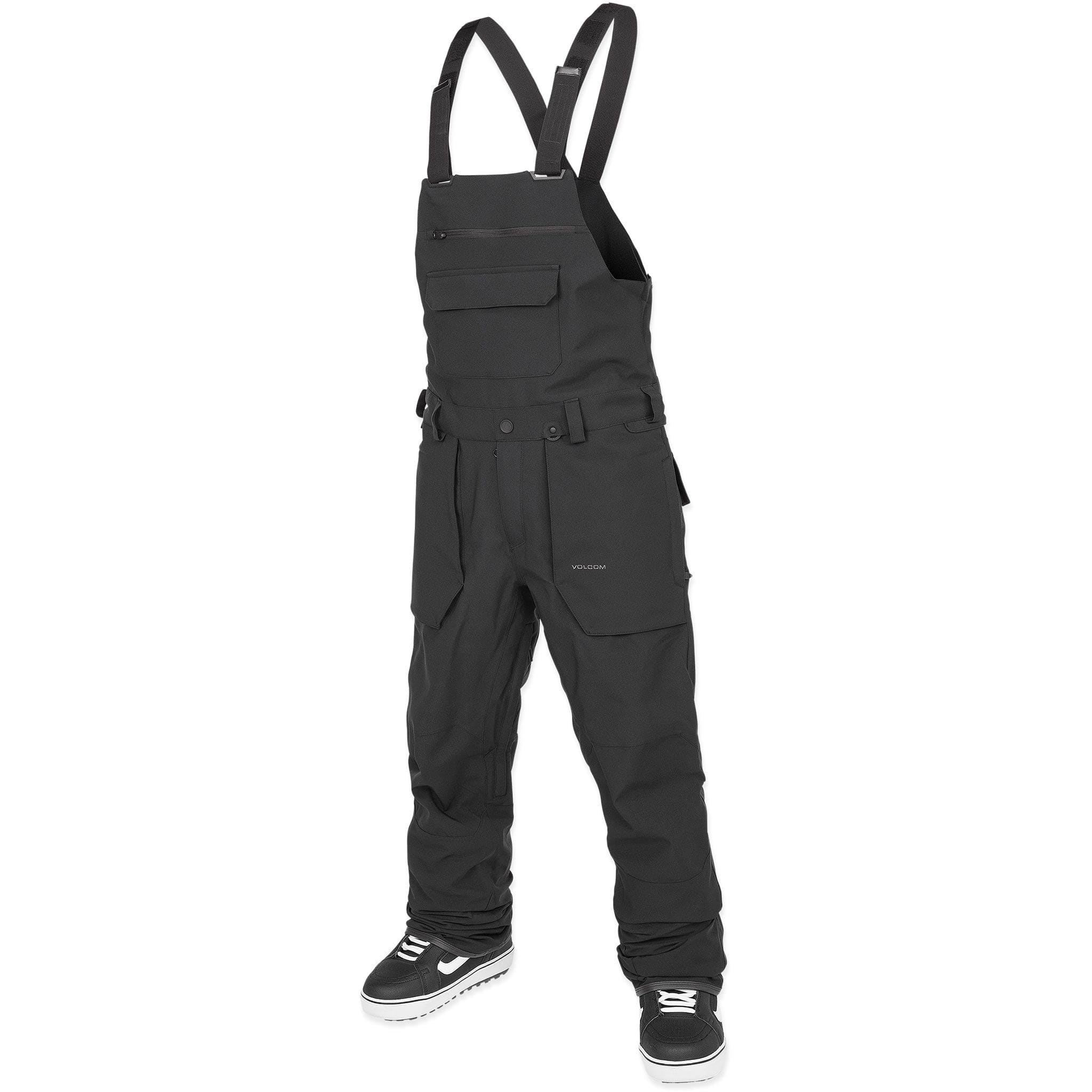 Volcom Roan Bib Overall Black 2025 Mens Snowboard Pants