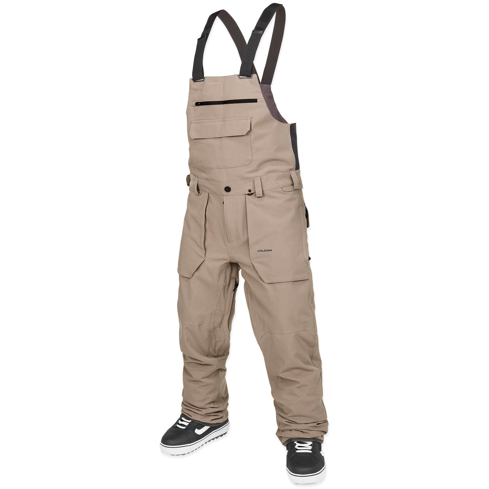 Volcom Roan Bib Overall Chestnut Brown 2025 Mens Snowboard Pants