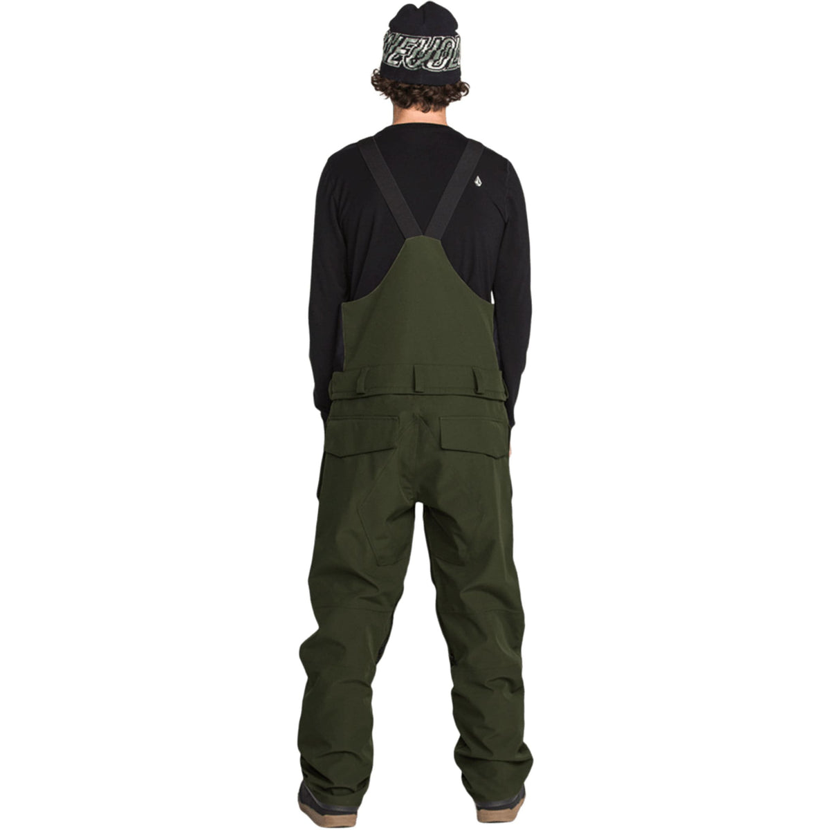 Volcom Roan Bib Overall Dark Green 2027 Mens Snowboard Pants