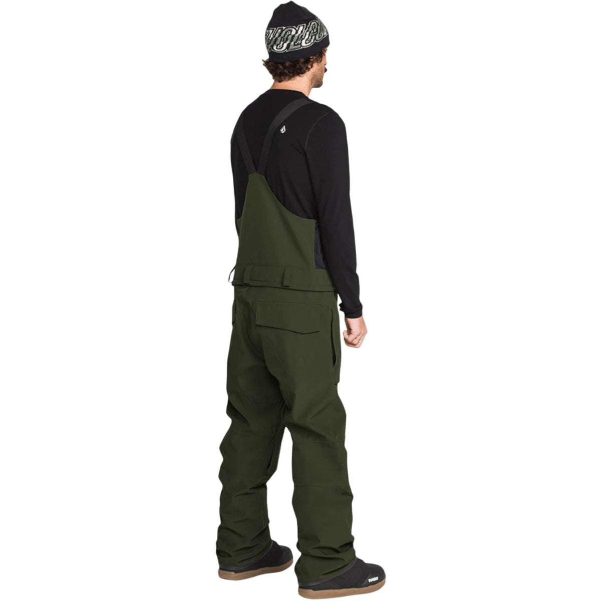 Volcom Roan Bib Overall Dark Green 2027 Mens Snowboard Pants