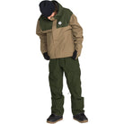 Volcom Roan Bib Overall Dark Green 2027 Mens Snowboard Pants