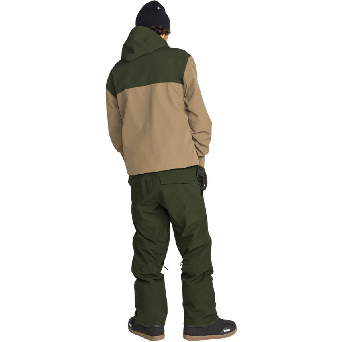 Volcom Roan Bib Overall Dark Green 2027 Mens Snowboard Pants