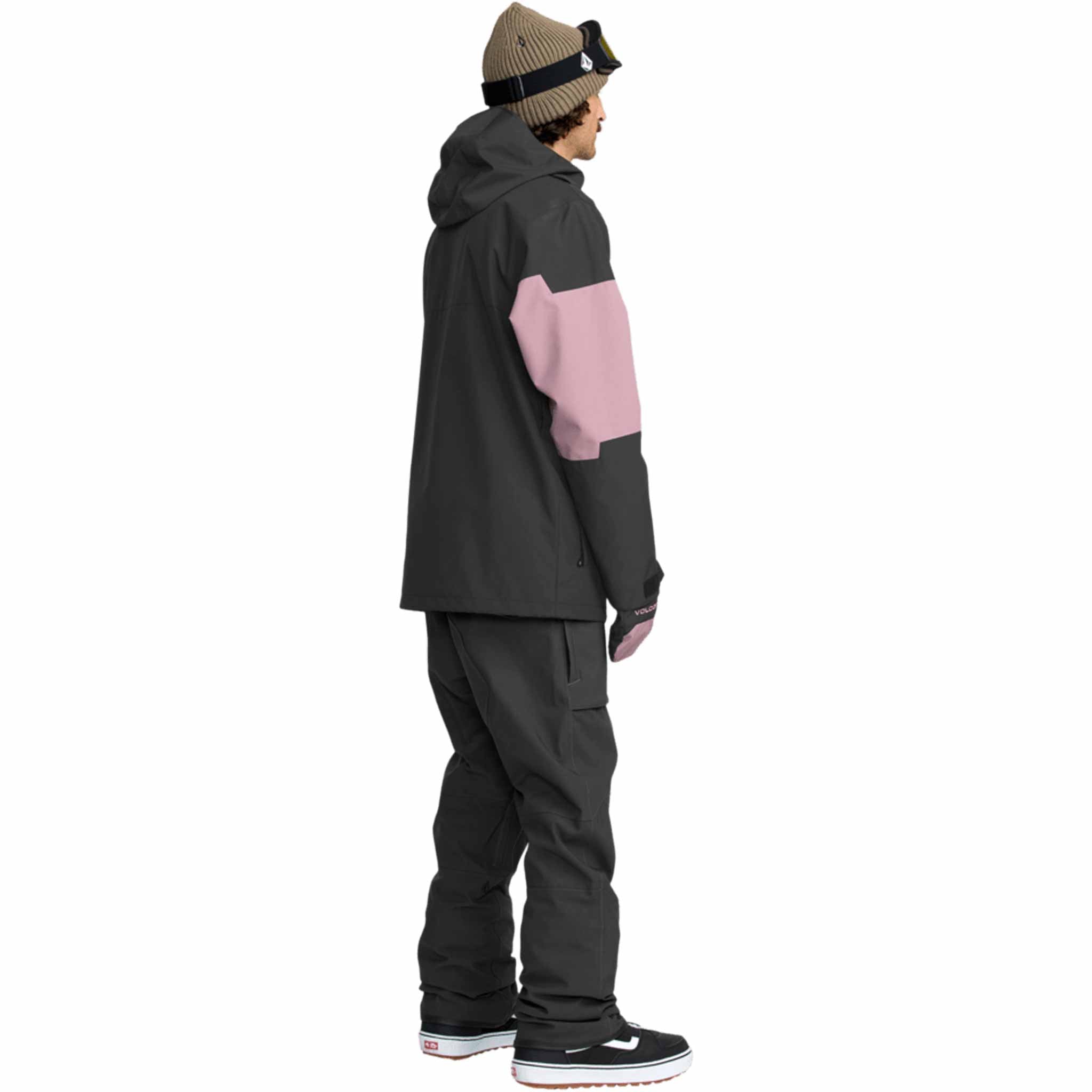 Volcom Roan Bib Overall Dark Grey 2026 Mens Snowboard Pants