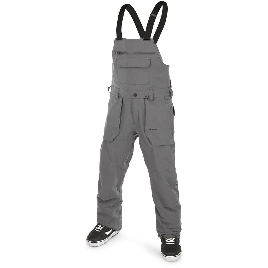 Volcom Roan Bib Overall Dark Grey Mens Snowboard Pants