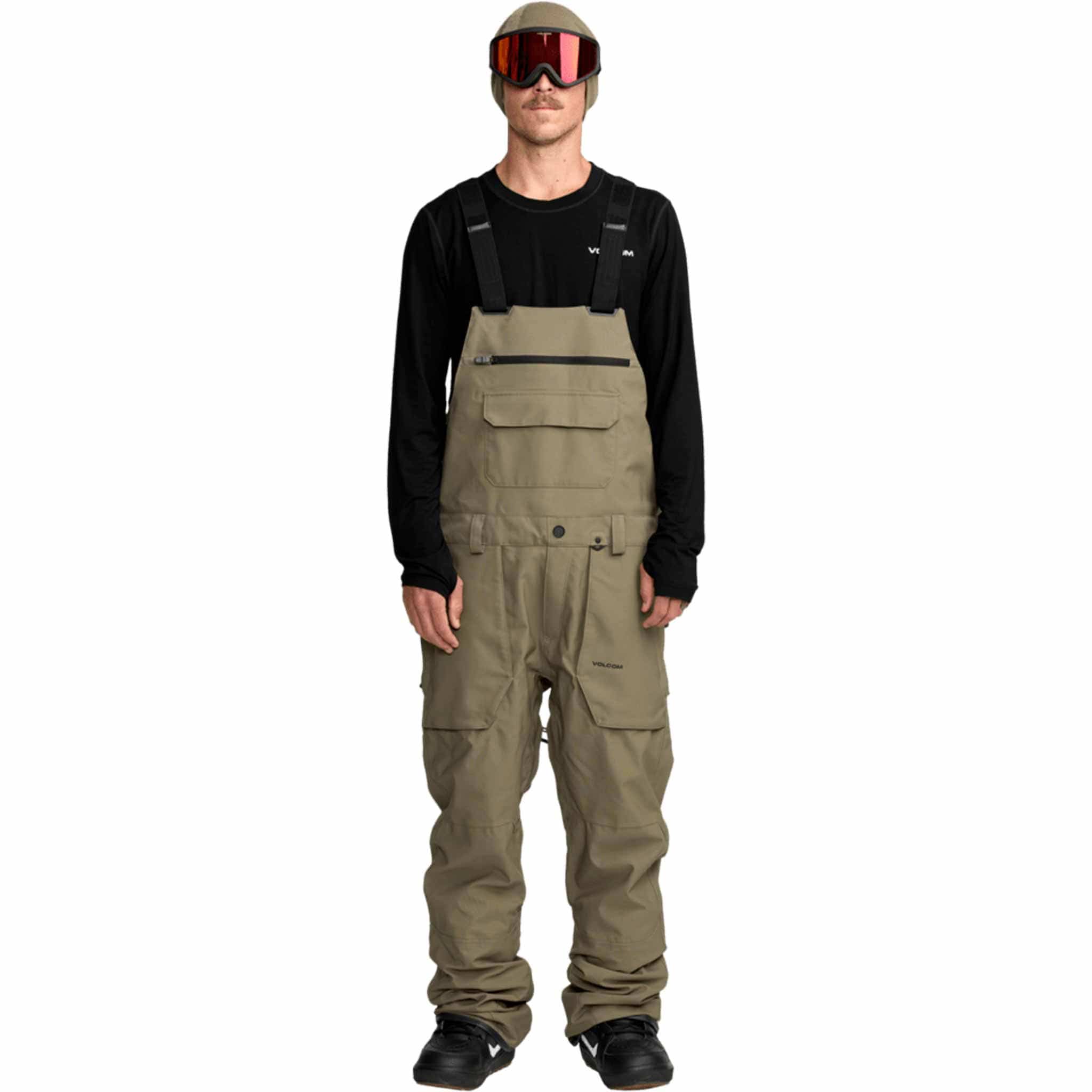 Volcom Roan Bib Overall Military 2026 Mens Snowboard Pants