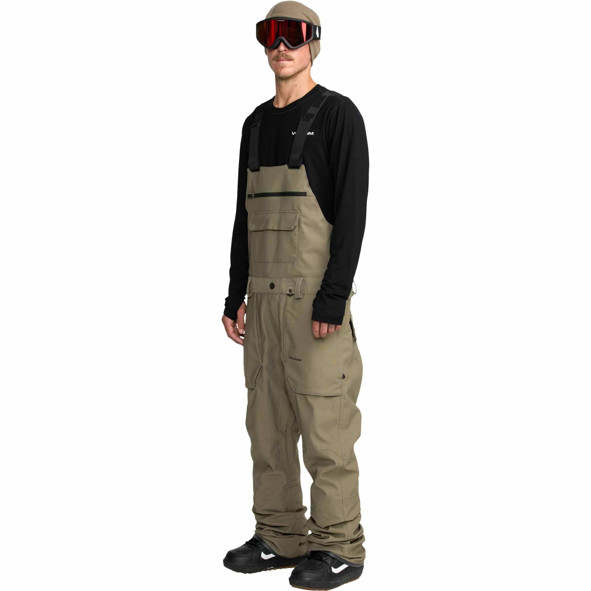 Volcom Roan Bib Overall Military 2026 - Sanction Skate And Snow
