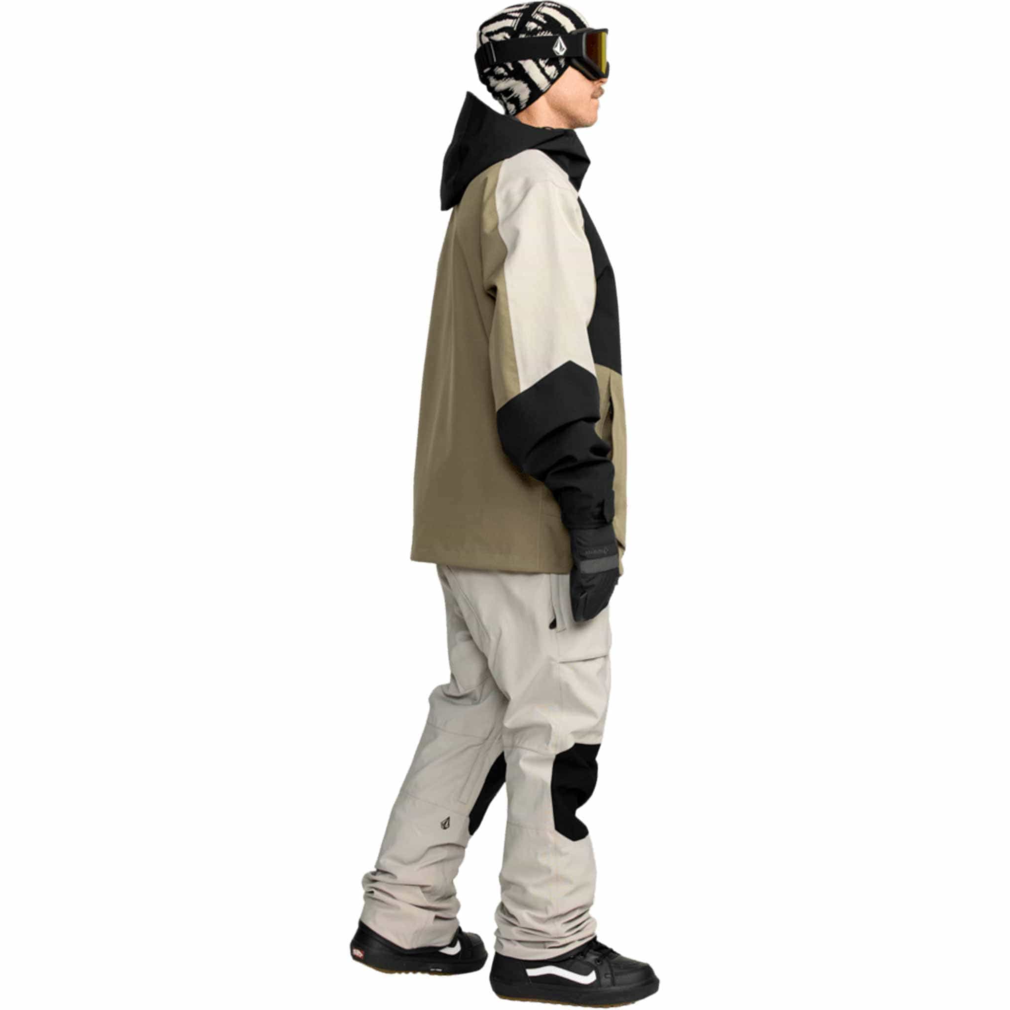 Volcom Roan Bib Overall Stone 2026 Mens Snowboard Pants