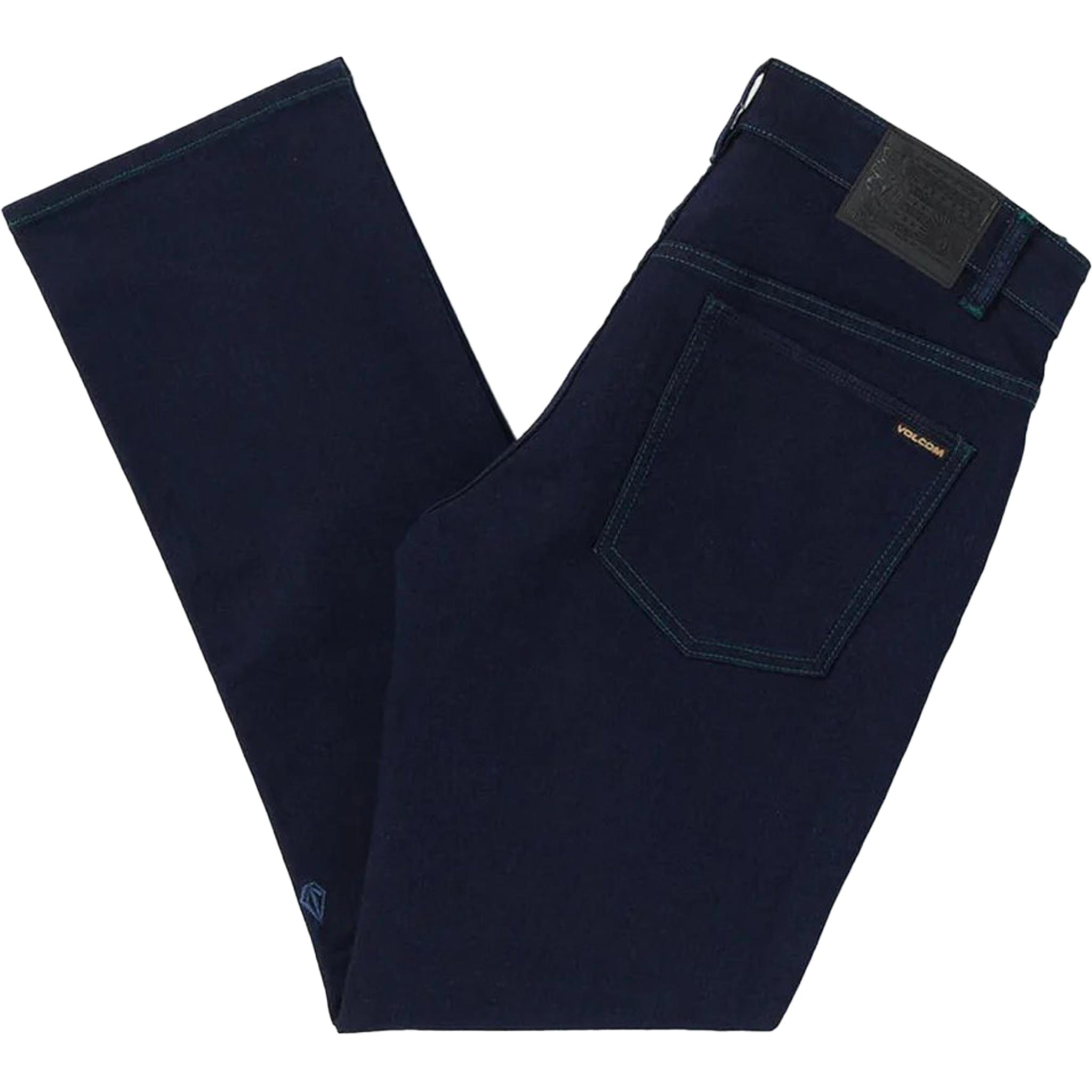 Volcom Solver Denim Blue Rinse - Sanction Skate And Snow