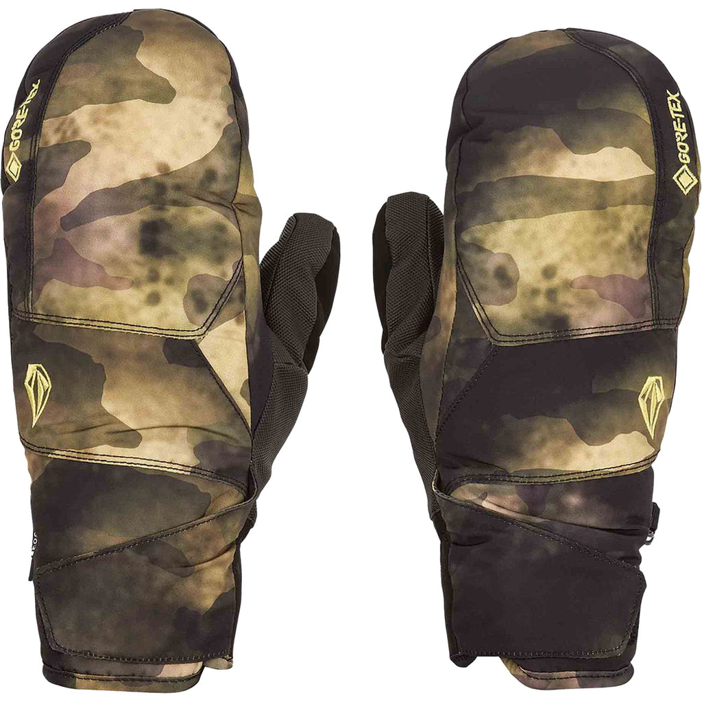 Volcom Stay Dry Gore Tex Mitt Camouflage Gloves & Mitts