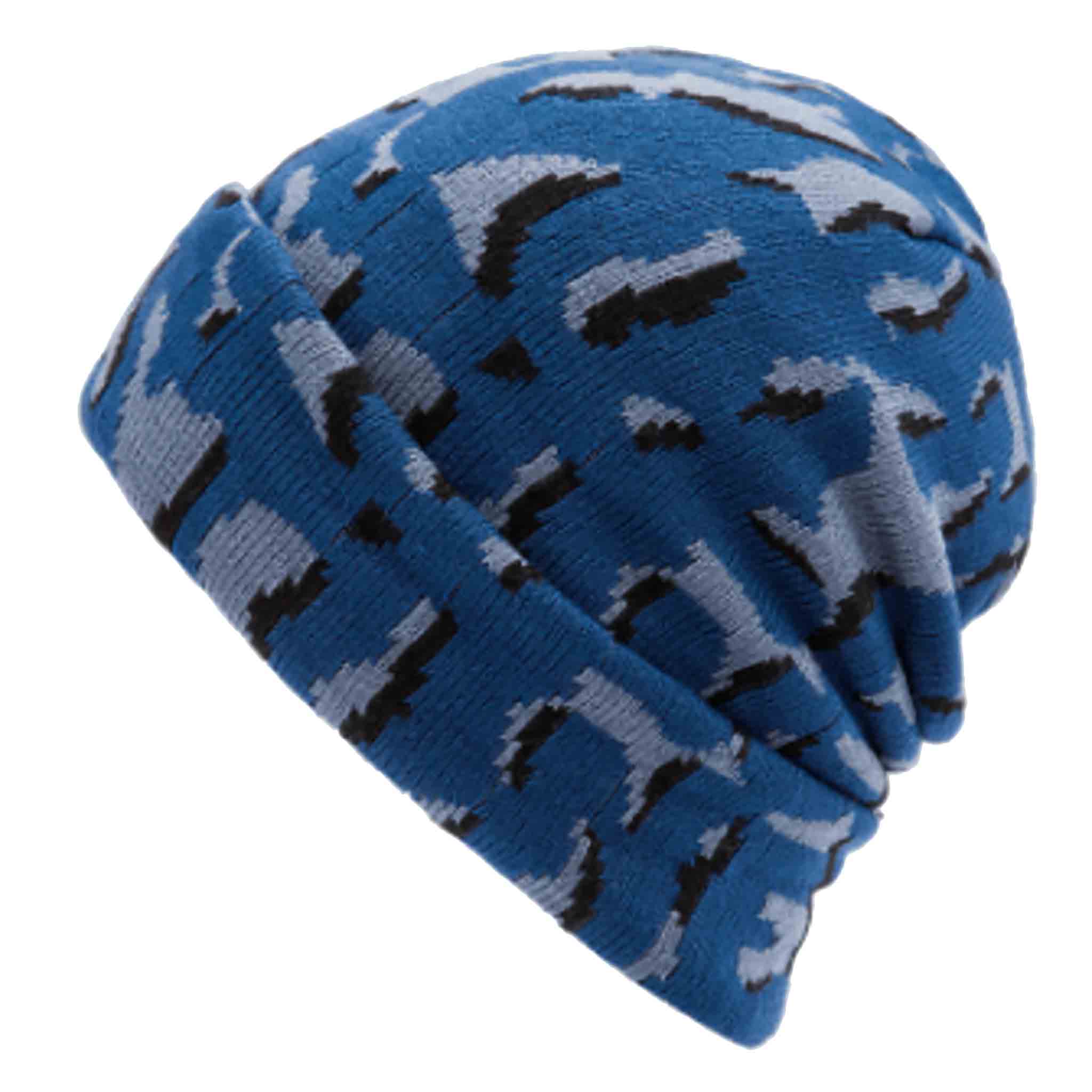 Volcom Stone Funk Beanie Blue Camo