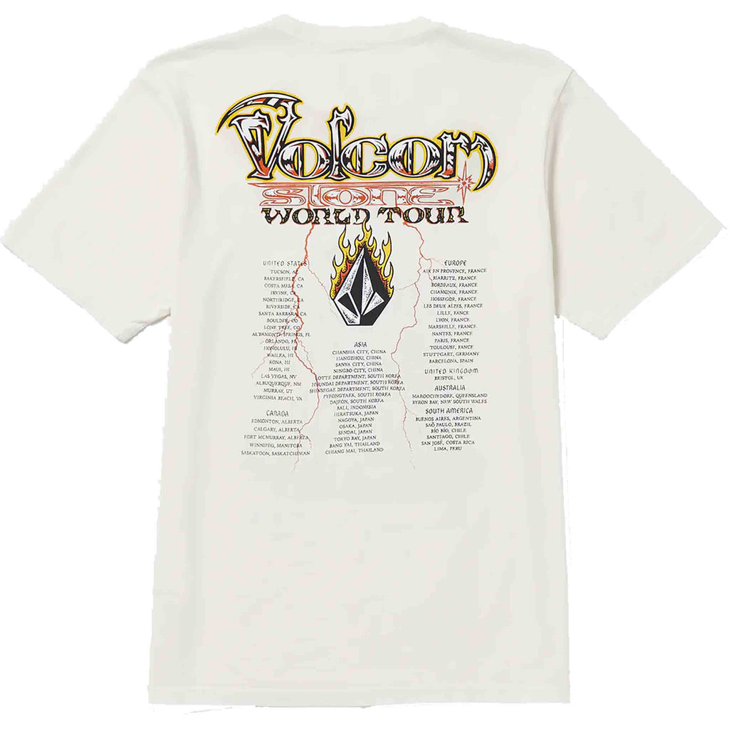 Volcom Stone Ghost Short Sleeve Off White Tshirt T Shirt