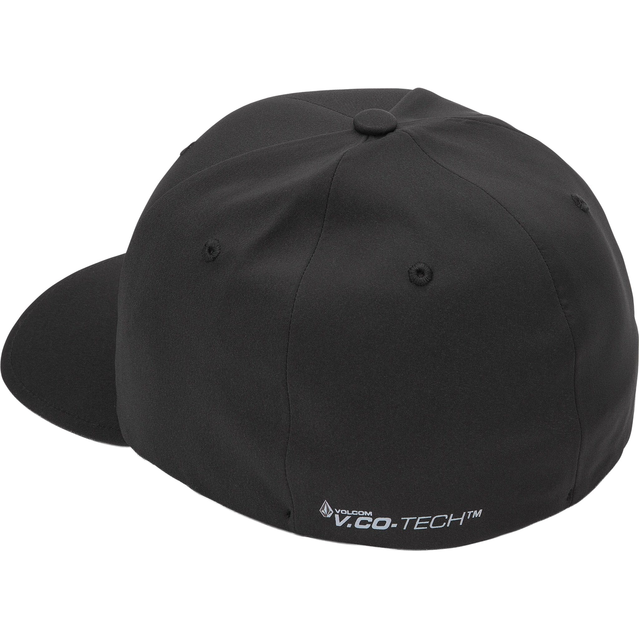 Volcom Stone Tech Flexfit Delta Hat Black Hats