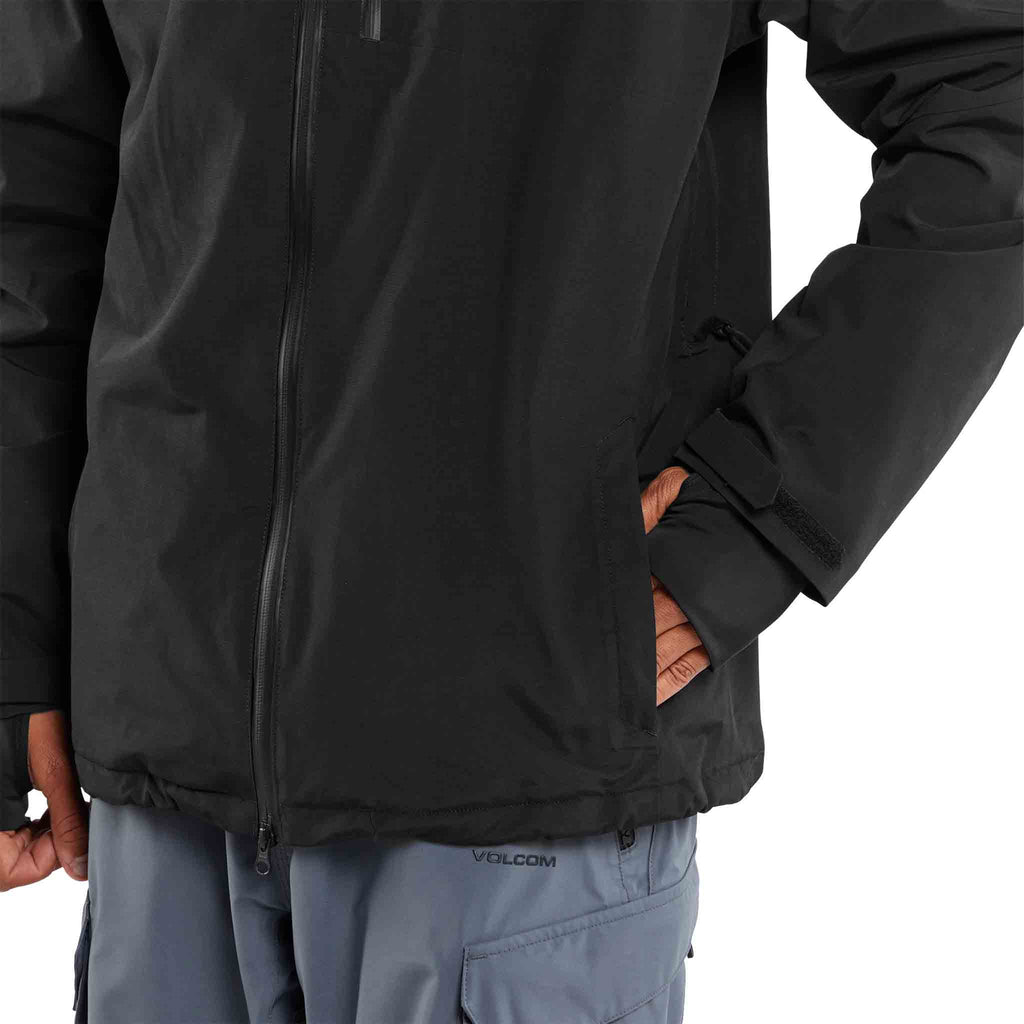 Volcom TDS 2L Gore-Tex Jacket Black 2024 Mens Snowboard Coat