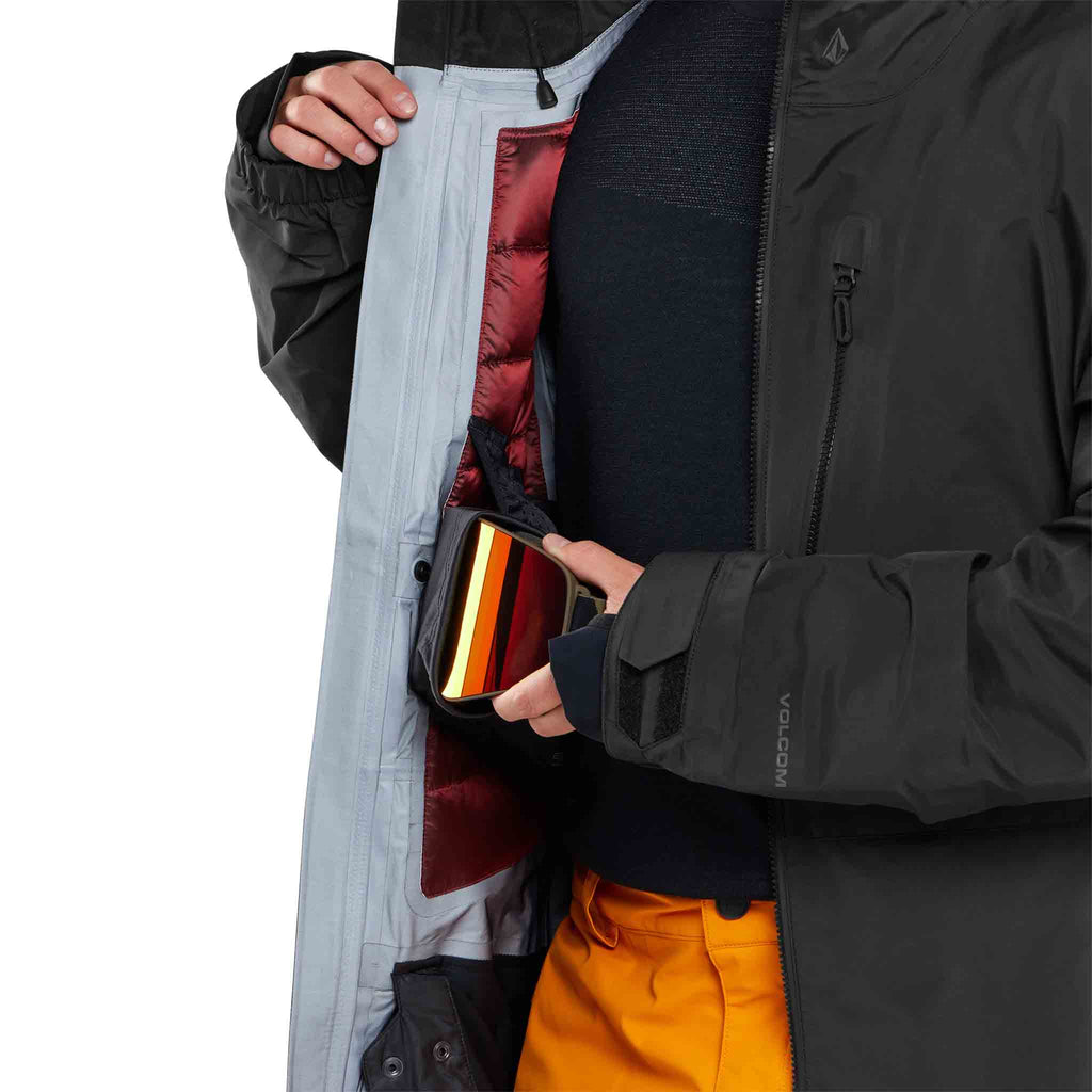 Volcom TDS INF Gore-Tex Snowboard Jacket Black 2024 Mens Snowboard Coat