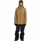 Volcom Tester 3L Gore-Tex Jacket Bronze 2026 Mens Snowboard Coat