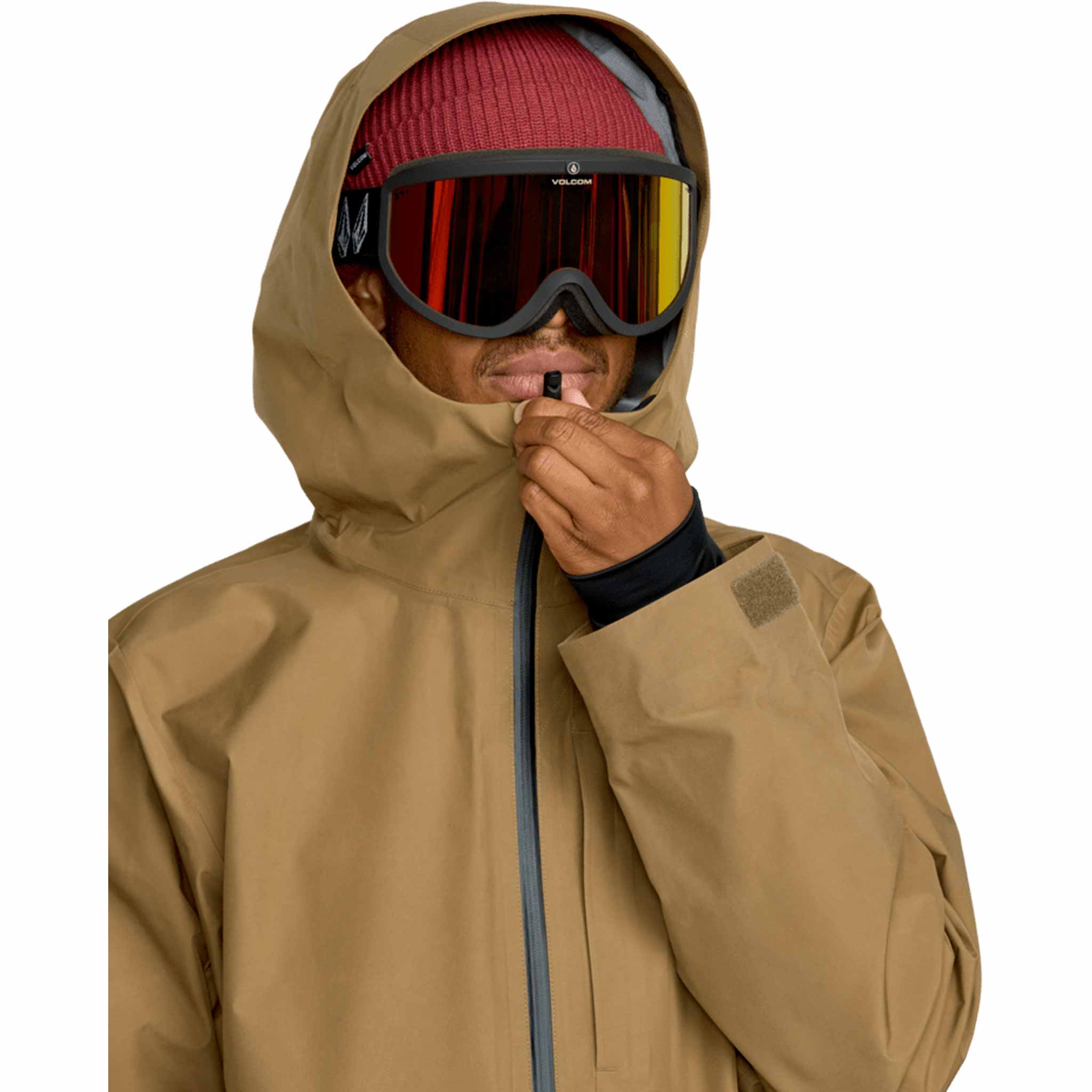 Volcom Tester 3L Gore-Tex Jacket Bronze 2026 Mens Snowboard Coat