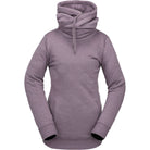 Volcom Tower Fleece Hoodie Dusty Lavender Womens Thermal