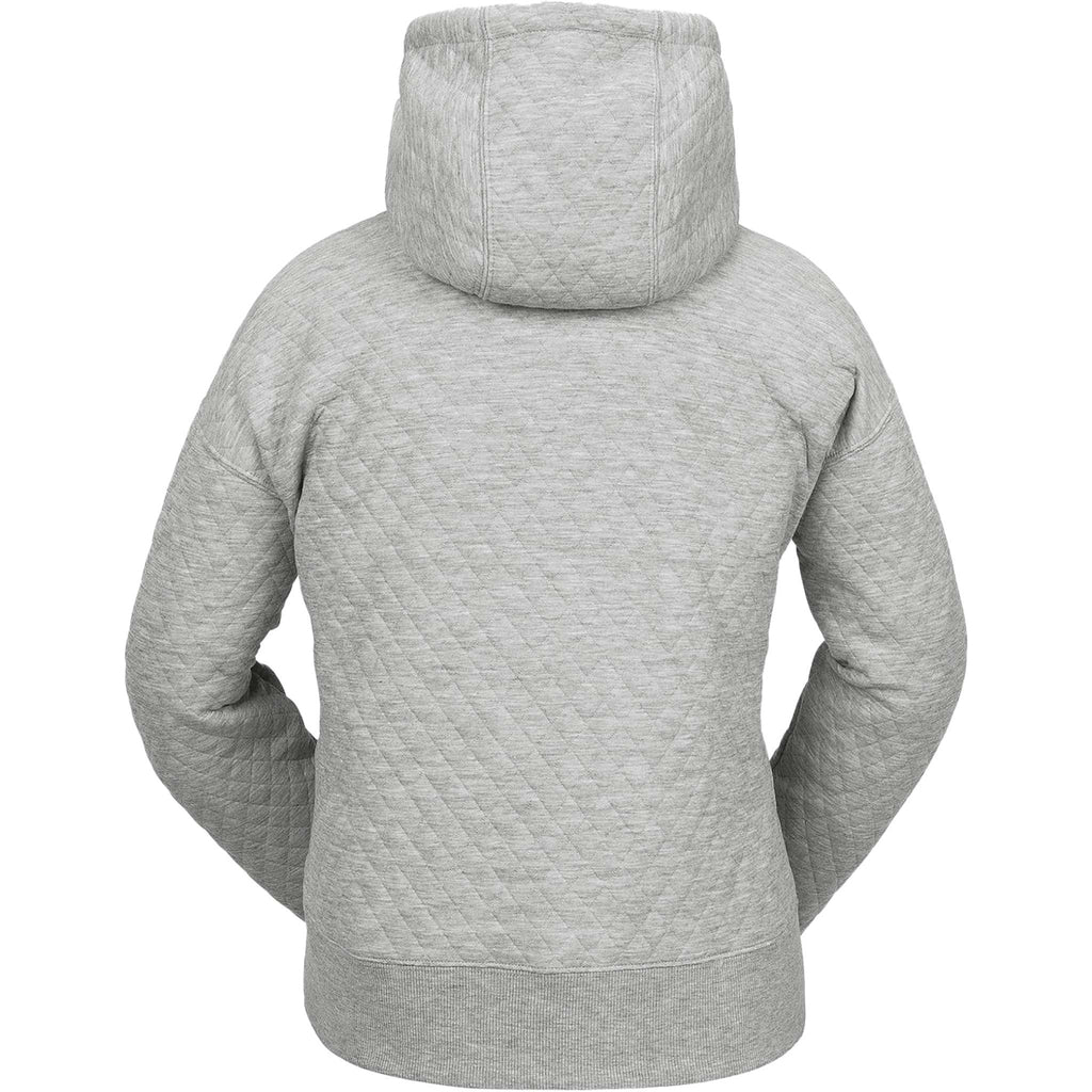 Volcom V.Co Air Layer Womens Thermal Hood Heather Grey 2024 Womens Thermal
