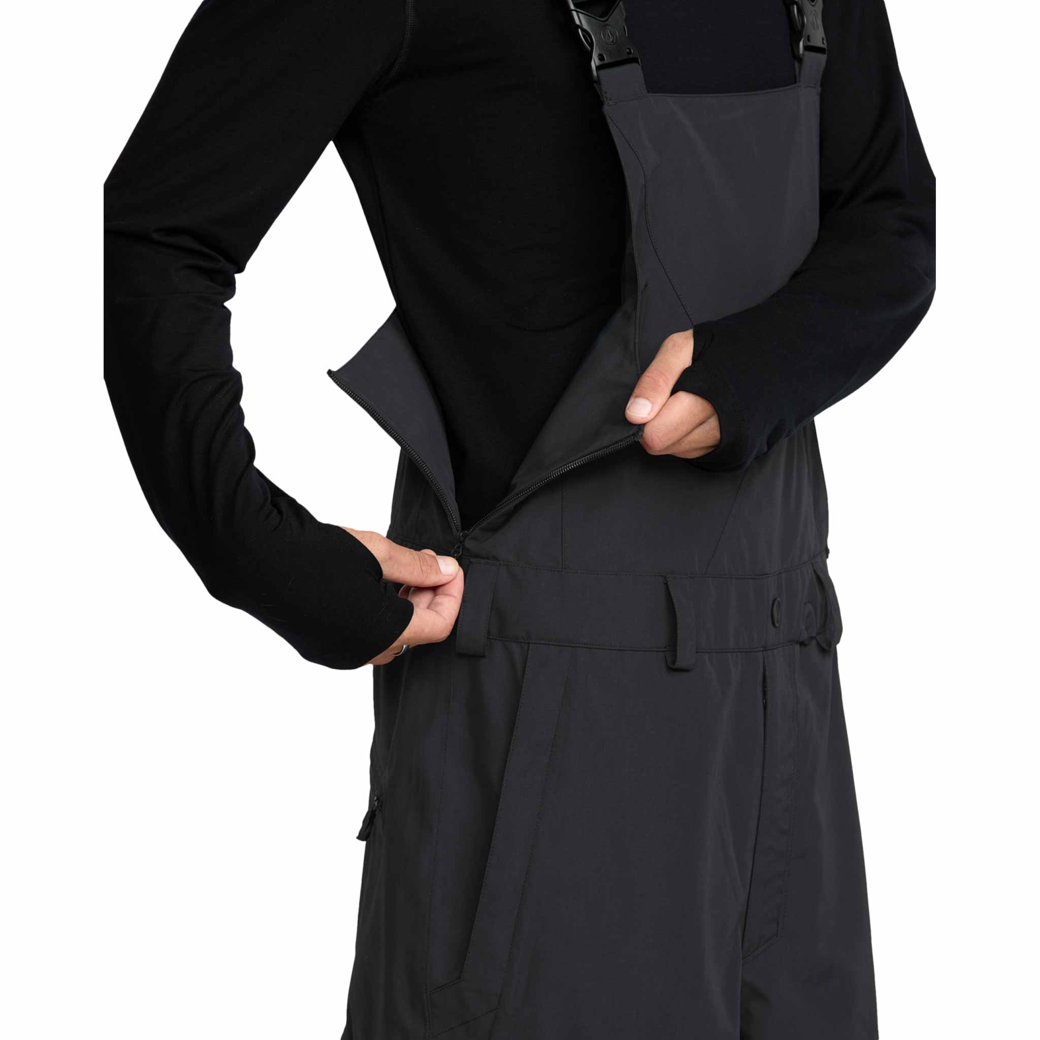 Volcom V.CO Sparta Bib Overall Black 2026 Mens Snowboard Pants