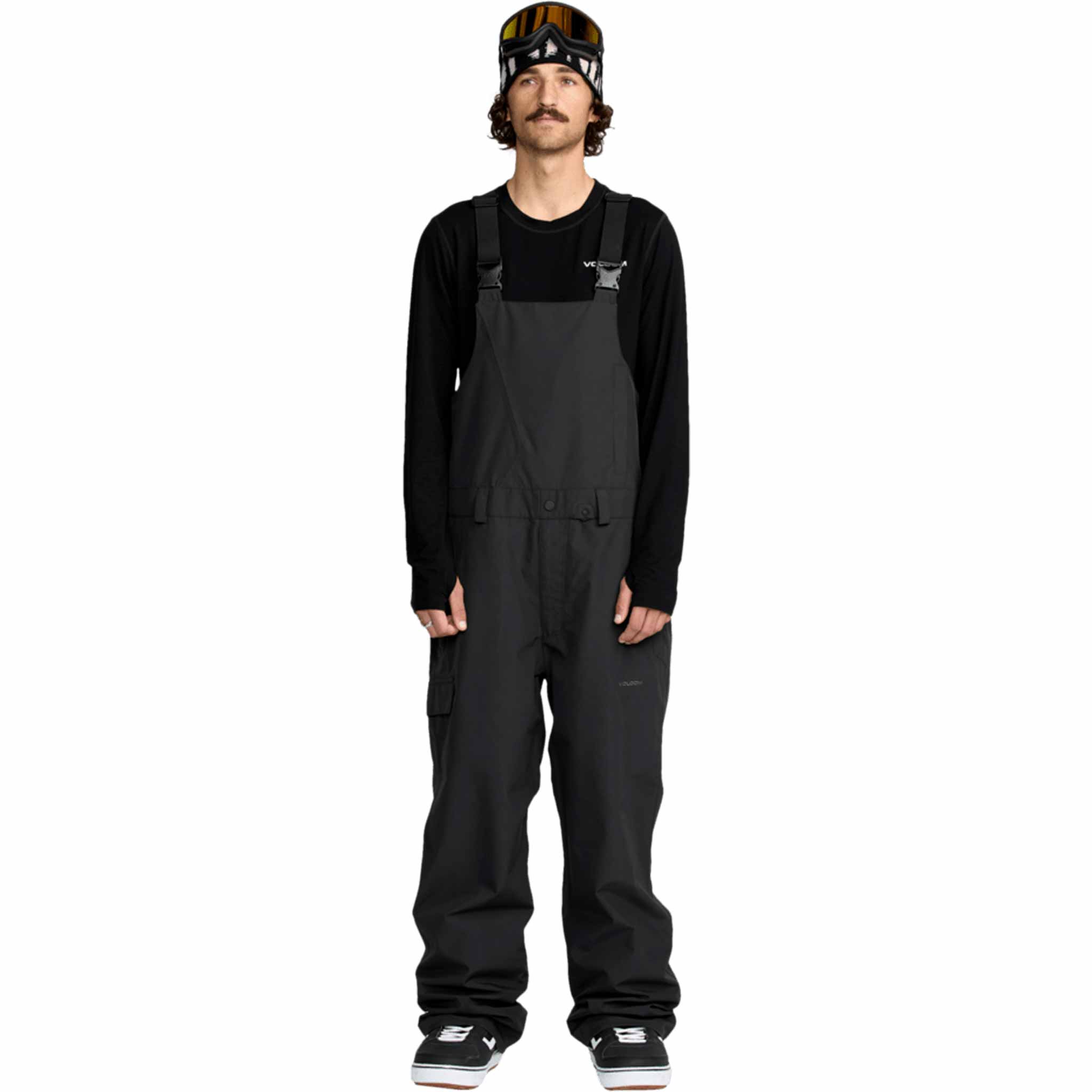 Volcom V.CO Sparta Bib Overall Black 2026 Mens Snowboard Pants
