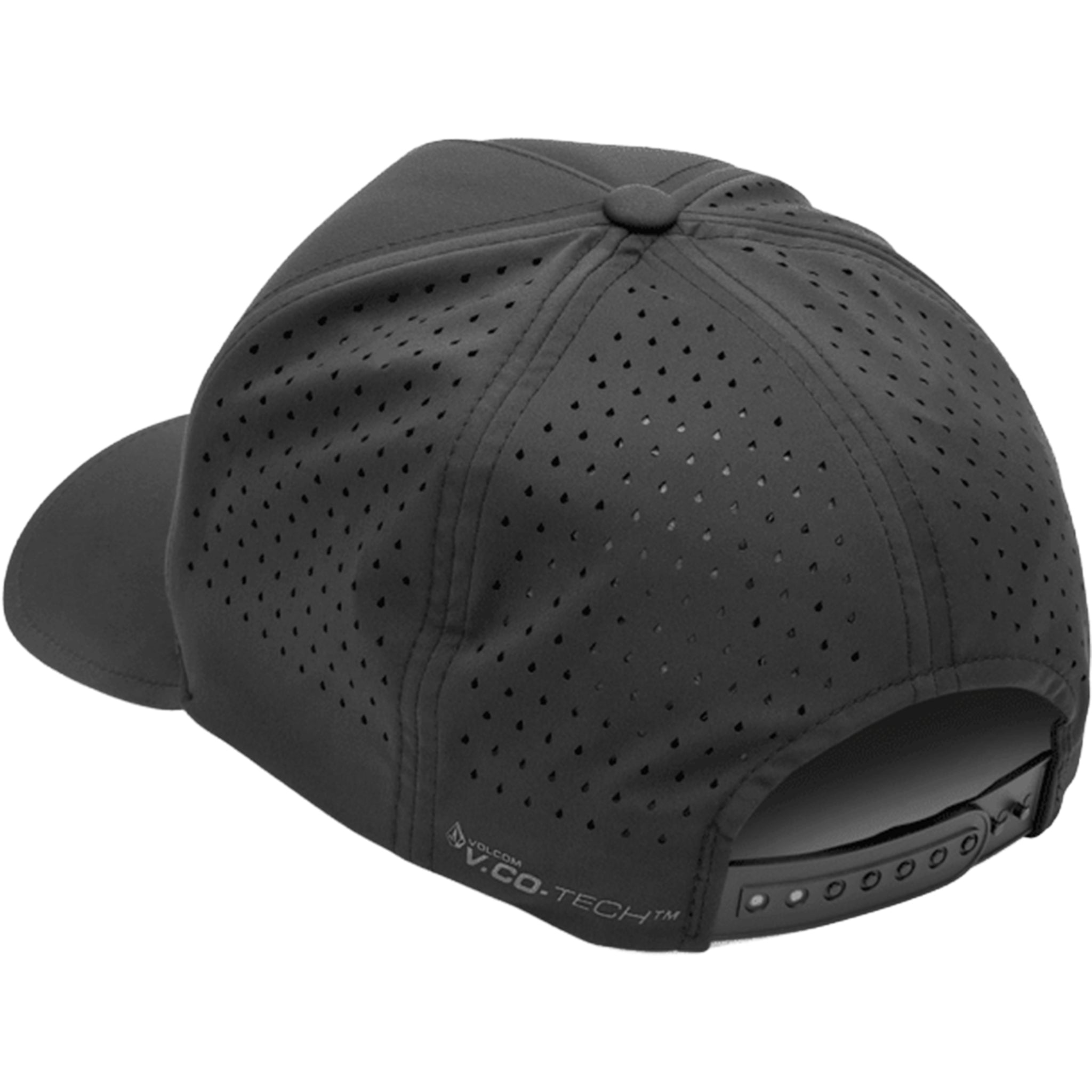 Volcom Vent Delta Snapback Hat Black Hats