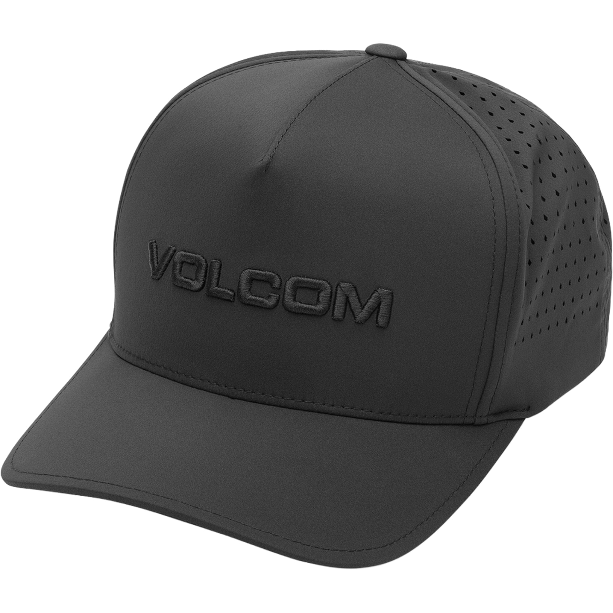 Volcom Vent Delta Snapback Hat Black Hats