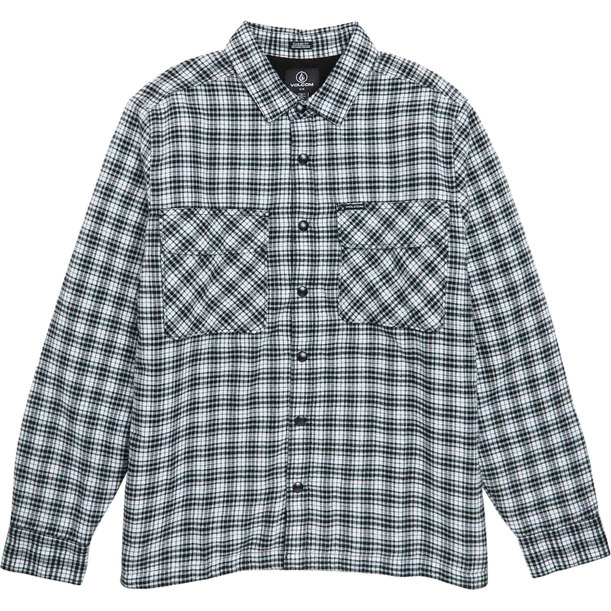 Volcom Wilderstone Long Sleeve Shirt Dirty White Button Up