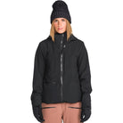 Volcom Women's Cloudbreaker Stretch Jacket Black 2027 Womens Snowboard Jackets