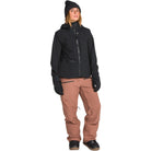 Volcom Women's Cloudbreaker Stretch Jacket Black 2027 Womens Snowboard Jackets