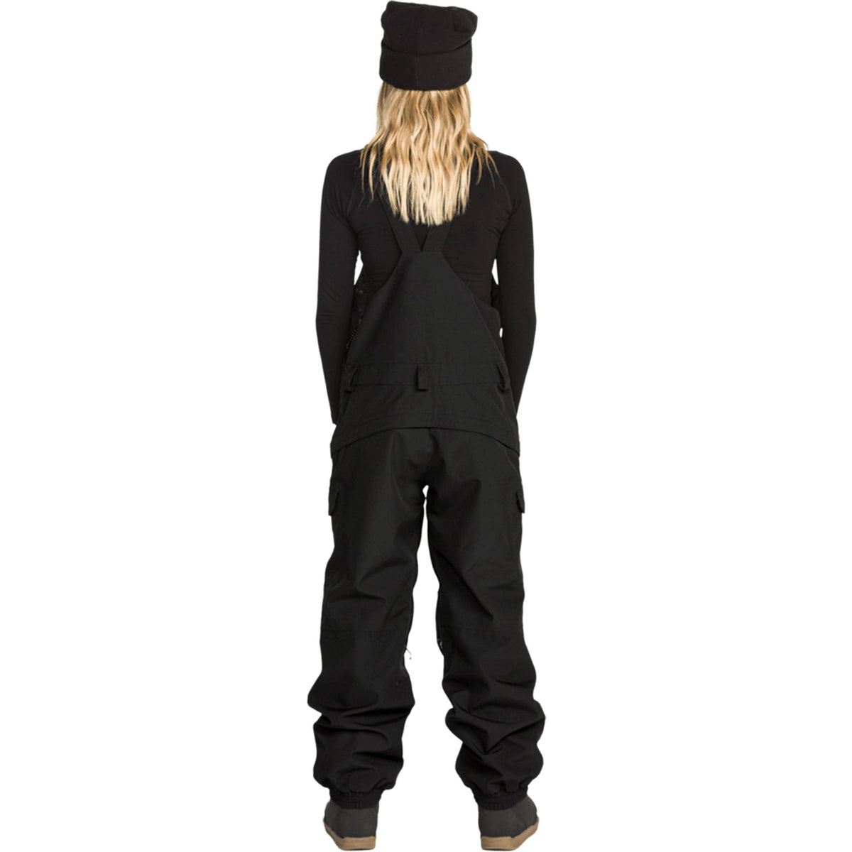 Volcom Women's Creston 3D Stretch Bib Black 2027 Womens Snowboard Pants