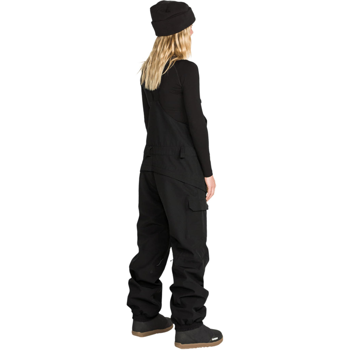 Volcom Women's Creston 3D Stretch Bib Black 2027 Womens Snowboard Pants