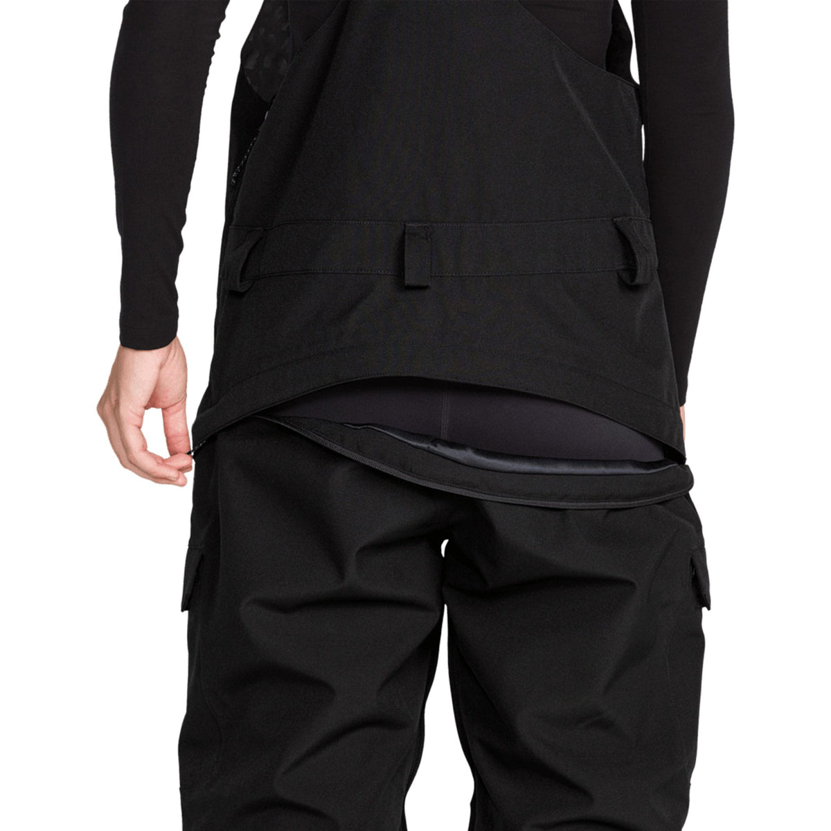 Volcom Women's Creston 3D Stretch Bib Black 2027 Womens Snowboard Pants