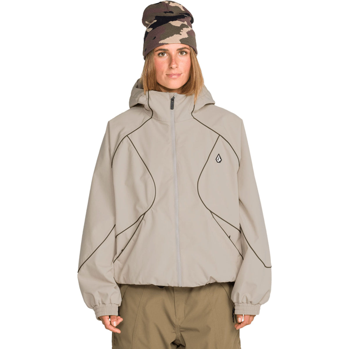 Volcom Women's Liftline 20K Jacket Khaki 2027 Womens Snowboard Jackets