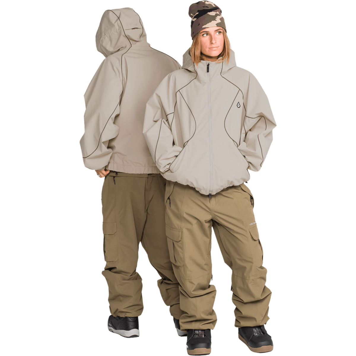 Volcom Women's Liftline 20K Jacket Khaki 2027 Womens Snowboard Jackets