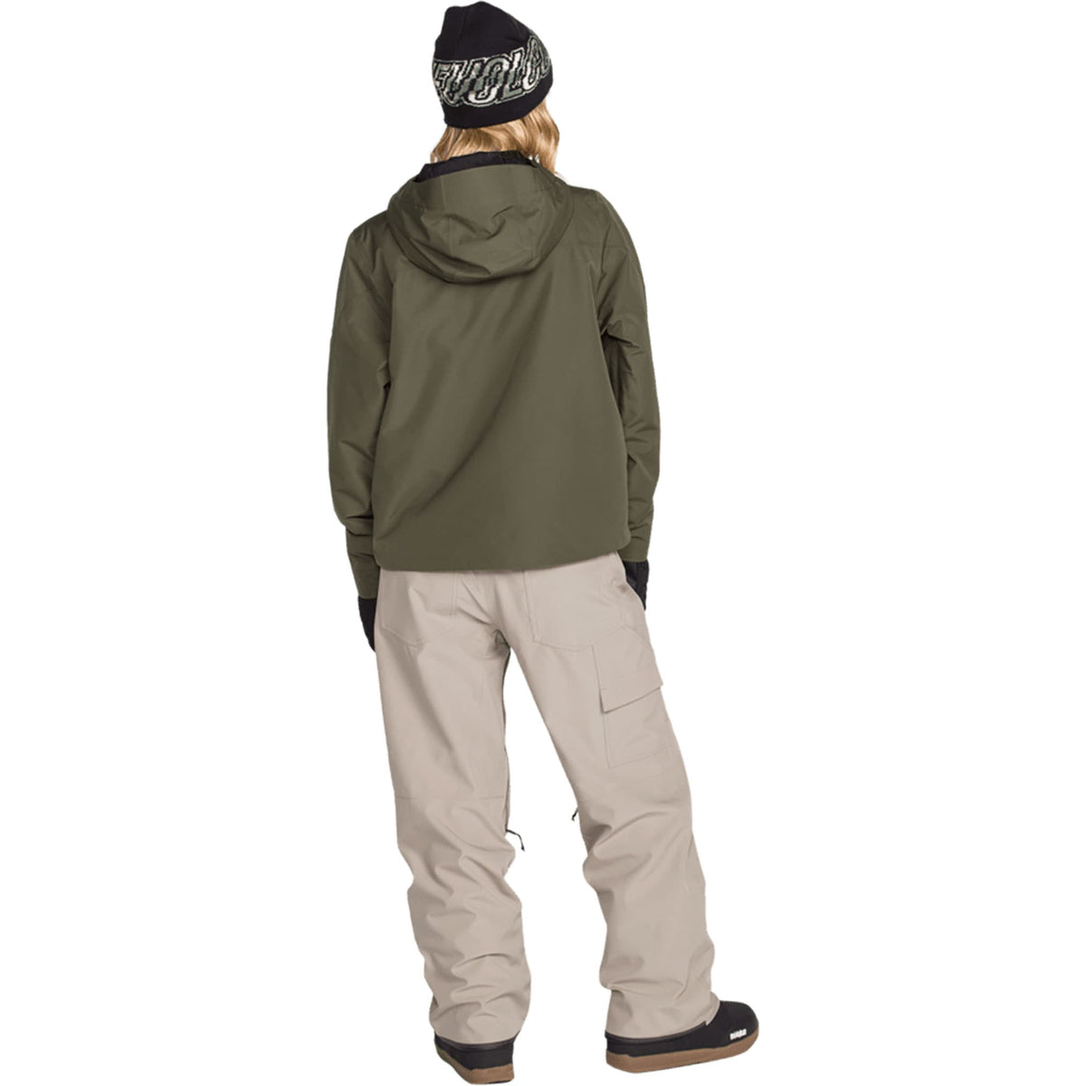 Volcom Women's Pollock Baggy Pant Khaki 2027 Womens Snowboard Pants