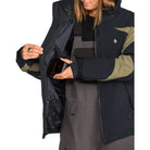 Volcom Women's Shelter 3D Stretch Jacket Black 2027 Womens Snowboard Jackets